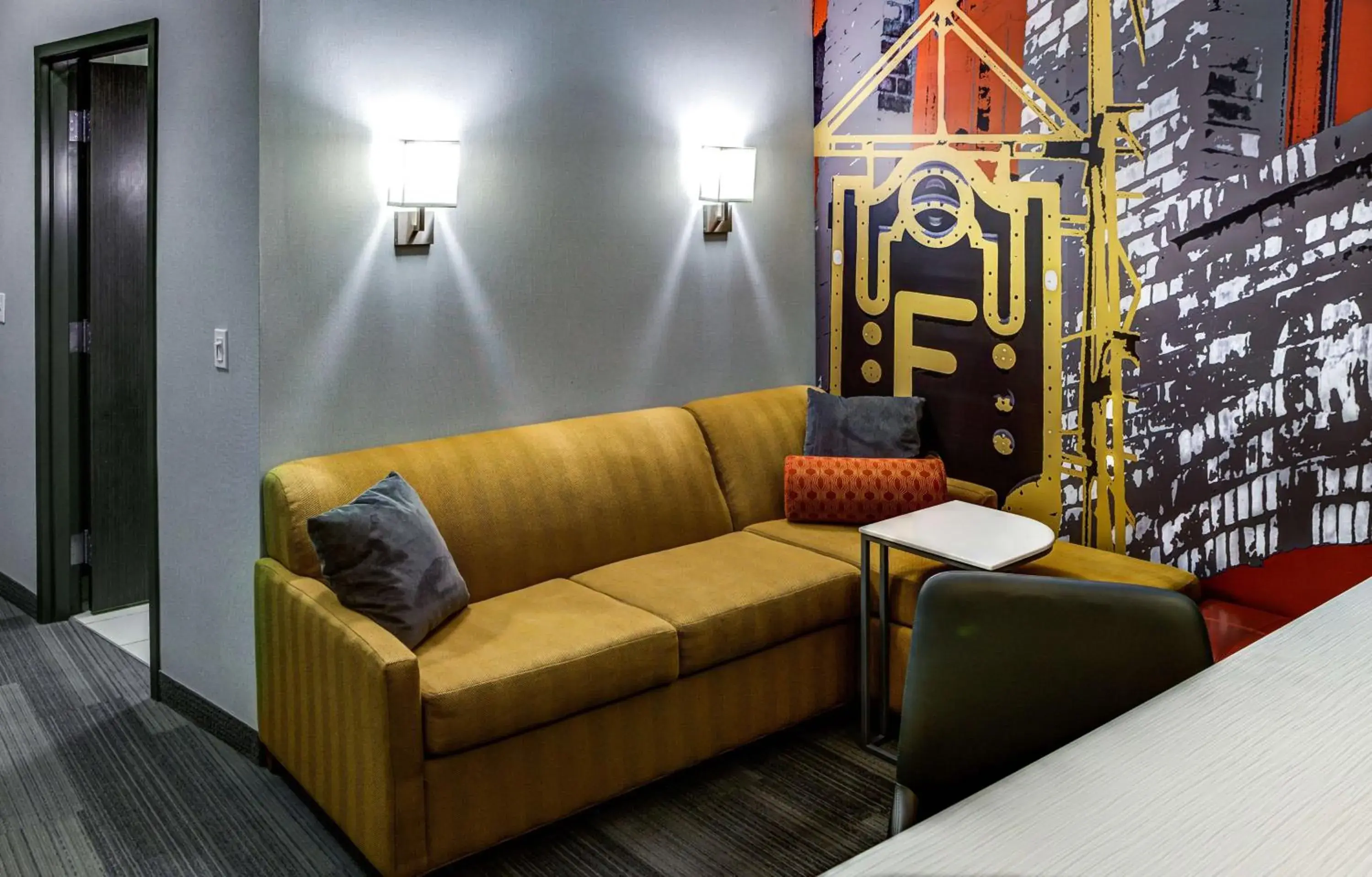 Queen Room with Two Queen Beds and Sofa Bed - Hearing Access in DoubleTree by Hilton West Fargo Sanford Medical Center Area Queen Room with Two Queen Beds and Sofa Bed - Hearing Access in DoubleTree by Hilton West Fargo Sanford Medical Center Area