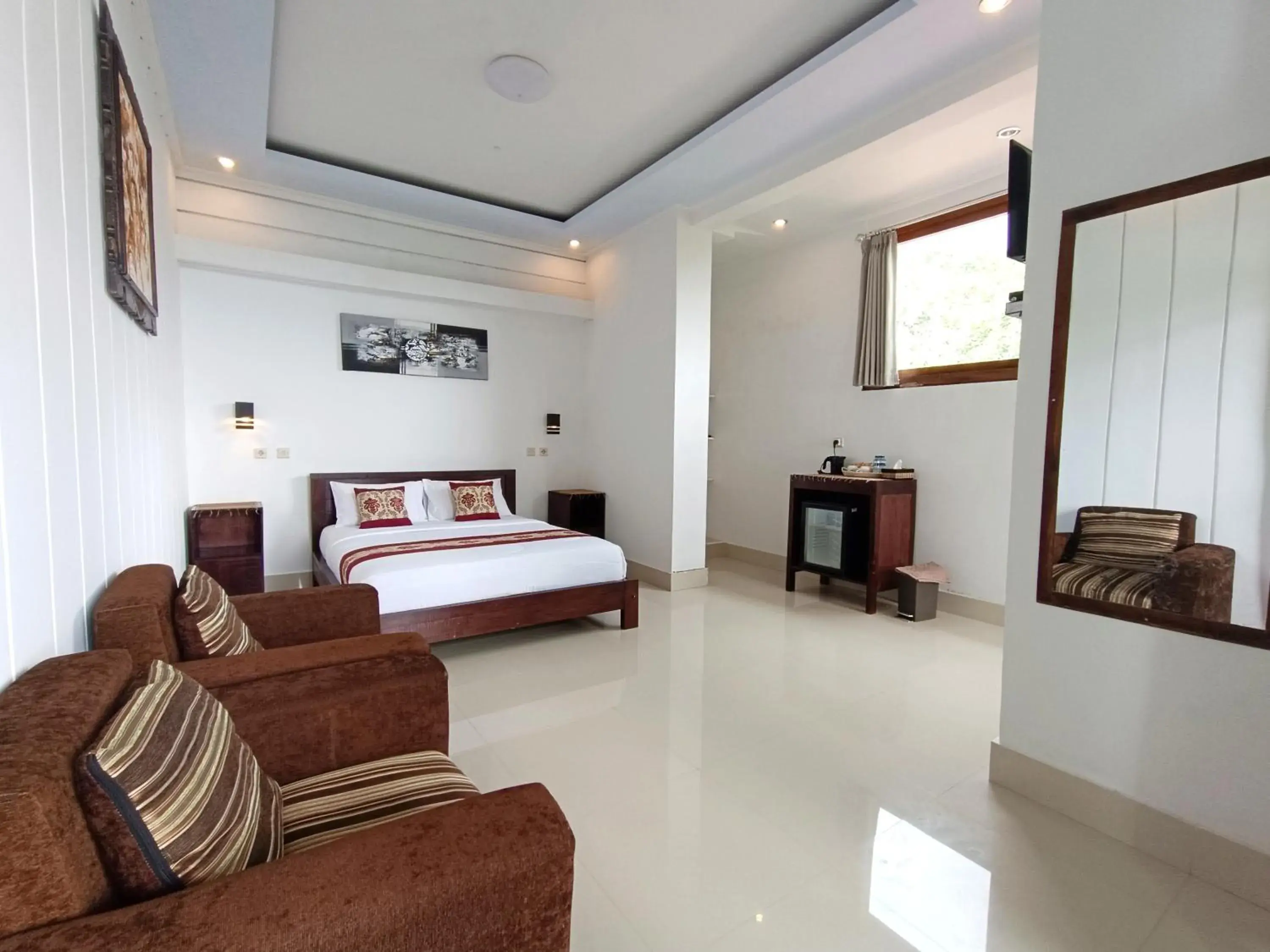 Deluxe Double Room with Balcony in La Montaña Bali & Spa Deluxe Double Room with Balcony in La Montaña Bali & Spa