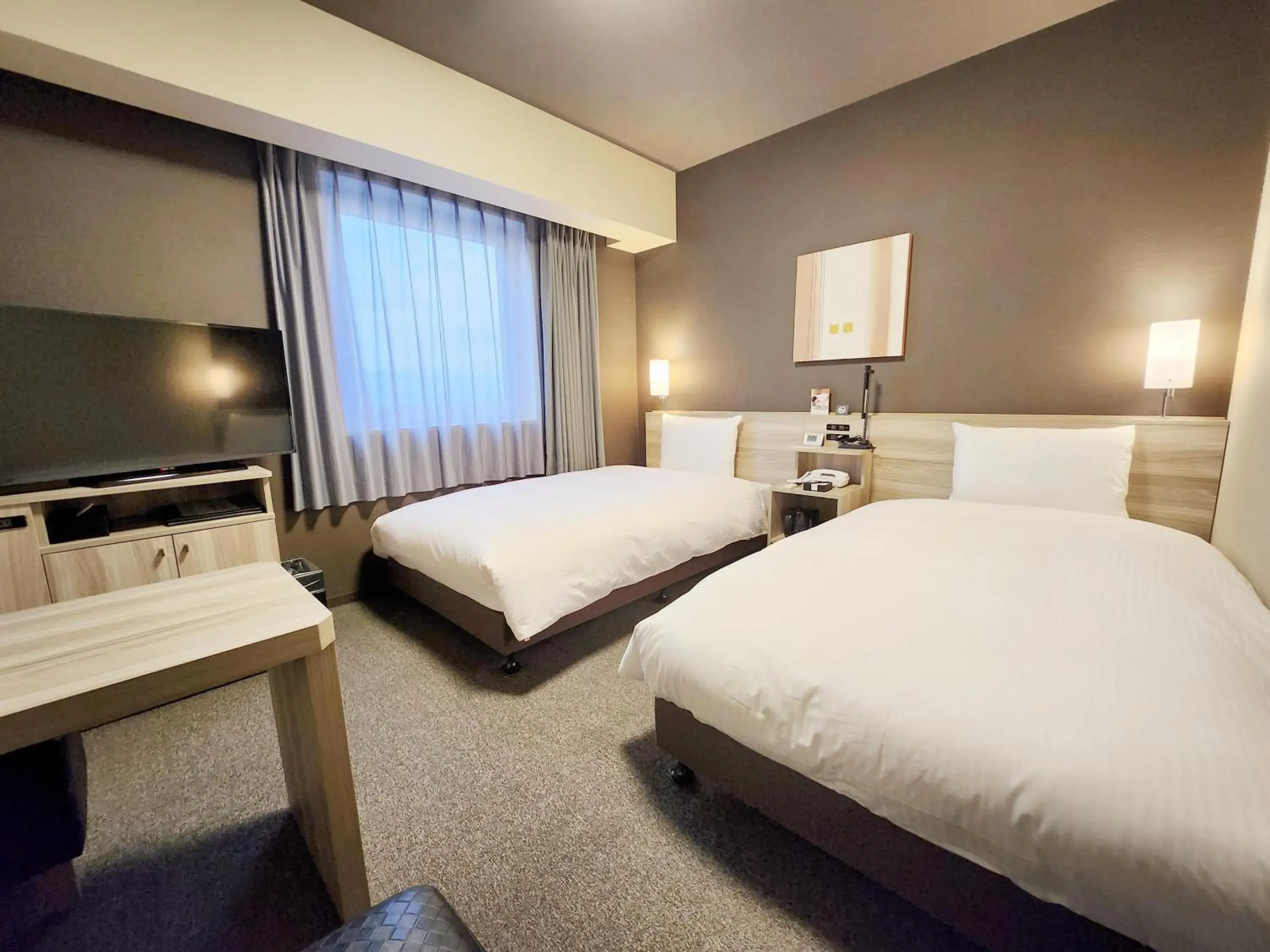Standard Twin Room - single occupancy - Smoking in Hotel Route-Inn Yahaba Standard Twin Room - single occupancy - Smoking in Hotel Route-Inn Yahaba