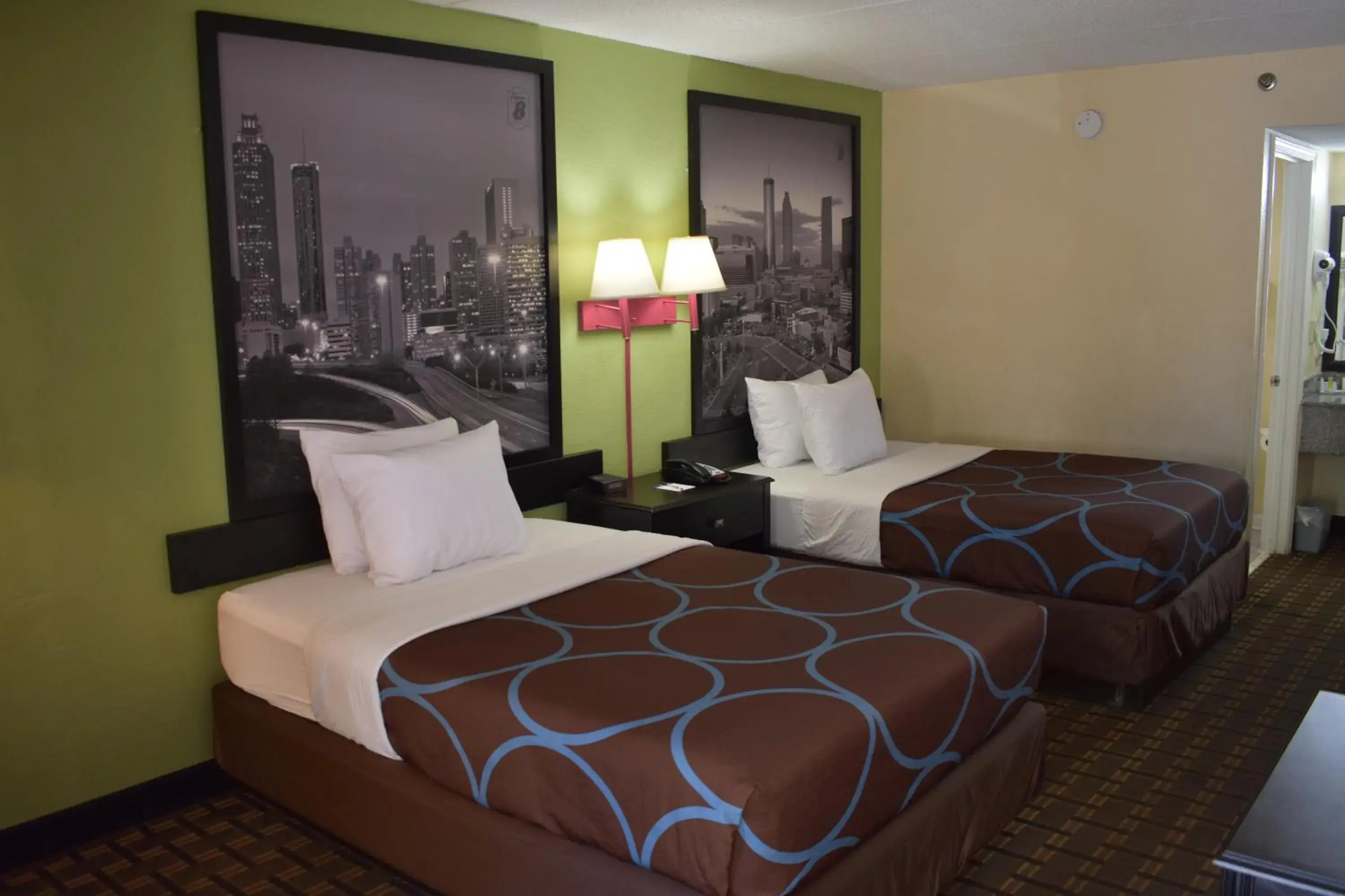 Double Room with Two Double Beds - Smoking in Super 8 by Wyndham Lithonia Double Room with Two Double Beds - Smoking in Super 8 by Wyndham Lithonia