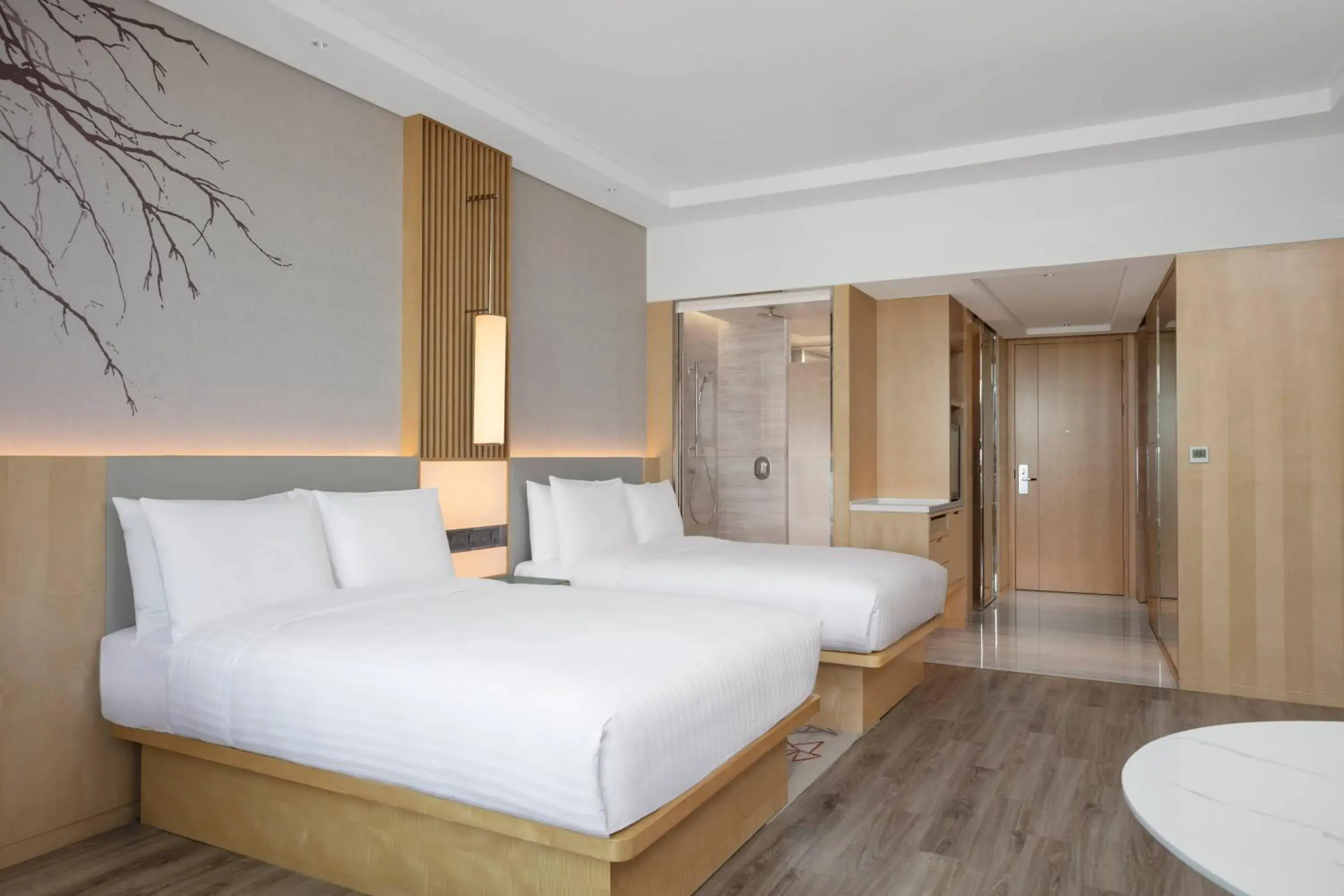 Executive Twin Room, Concierge lounge access, Guest room in Courtyard by Marriott Shanghai Songjiang Executive Twin Room, Concierge lounge access, Guest room in Courtyard by Marriott Shanghai Songjiang