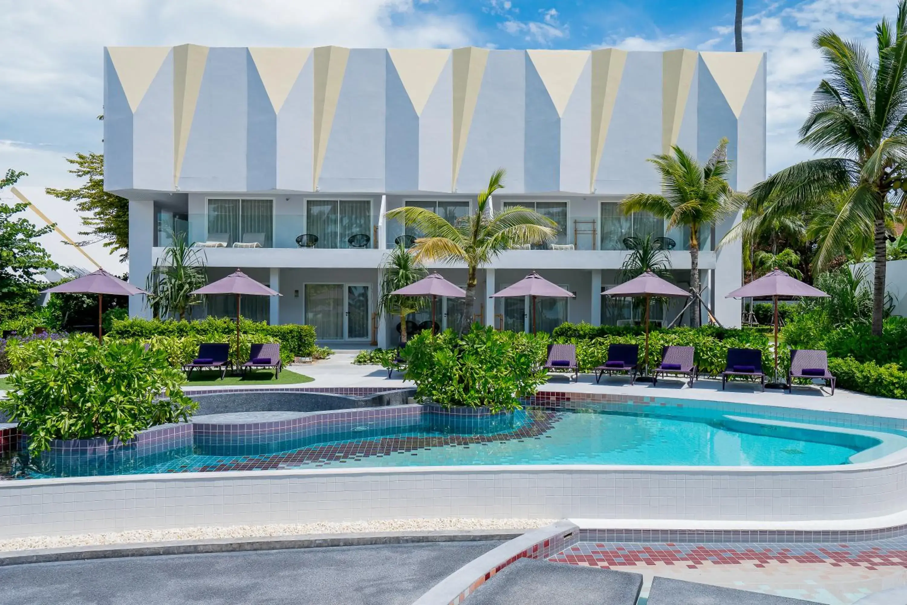 Deluxe Twin Room with Sea View in La Vida Samui Deluxe Twin Room with Sea View in La Vida Samui