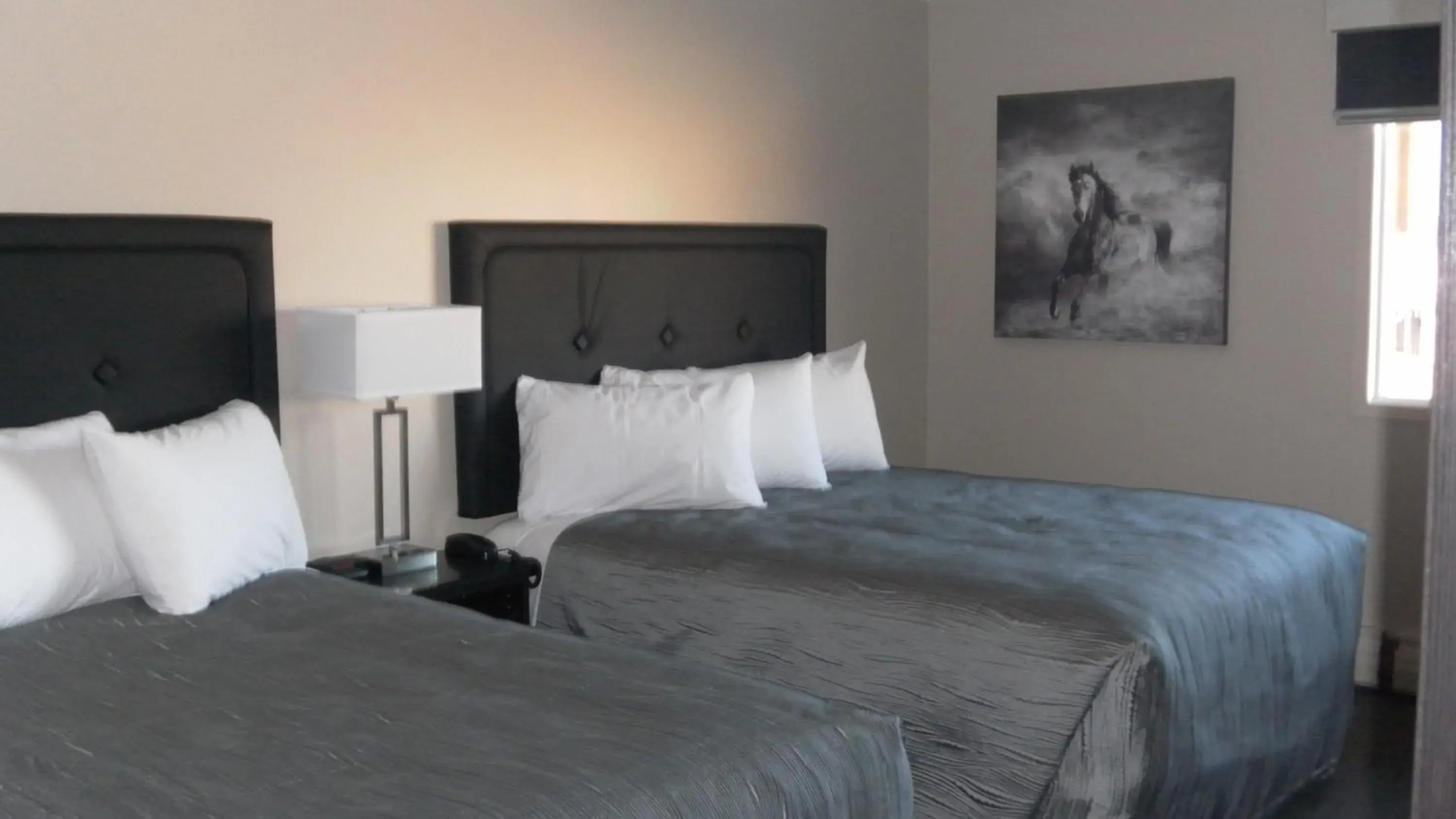 Queen Room with Two Queen Beds in Stampeder Inn Queen Room with Two Queen Beds in Stampeder Inn