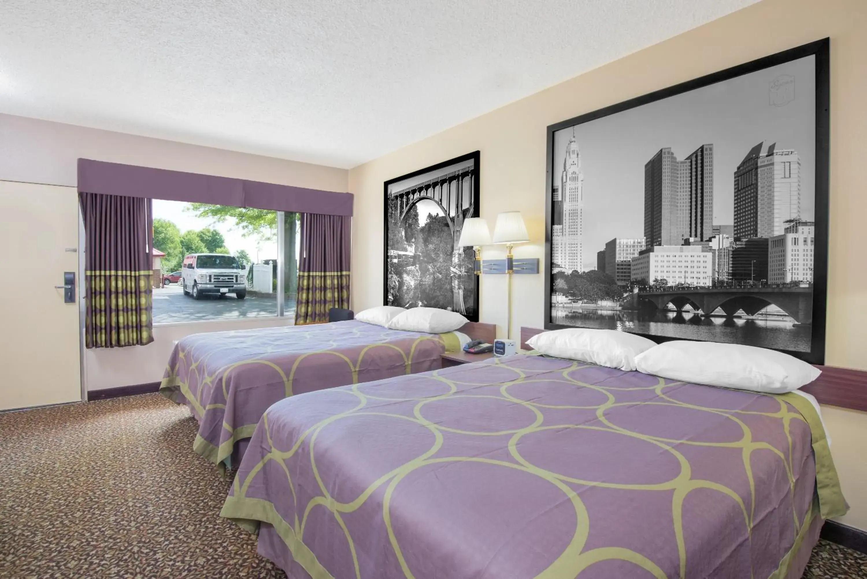 Queen Room with Two Queen Beds - Non-Smoking in Super 8 by Wyndham Ashland Queen Room with Two Queen Beds - Non-Smoking in Super 8 by Wyndham Ashland
