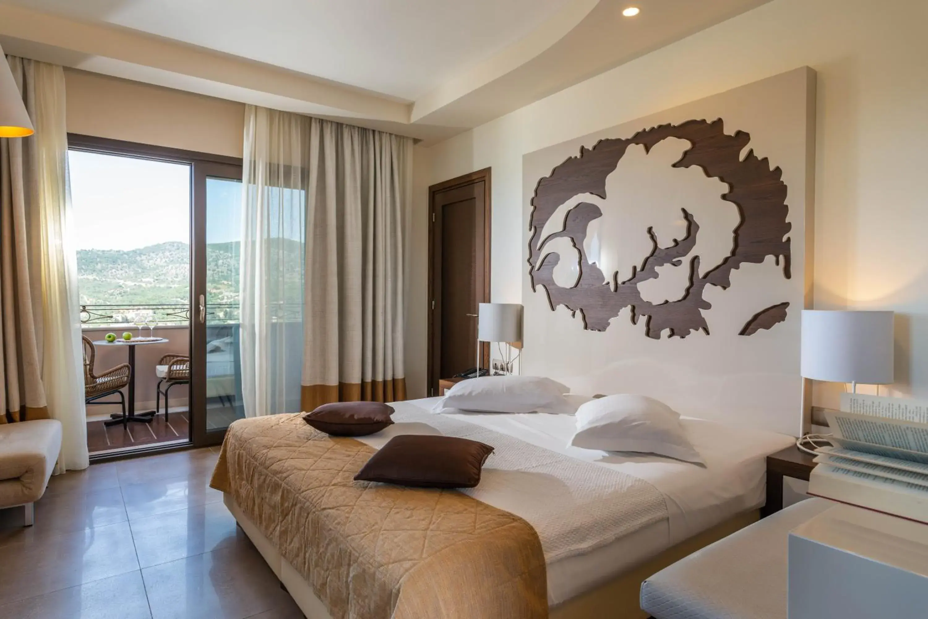 Superior Double Room with Partial Sea View in Sivota Diamond Spa Resort Superior Double Room with Partial Sea View in Sivota Diamond Spa Resort