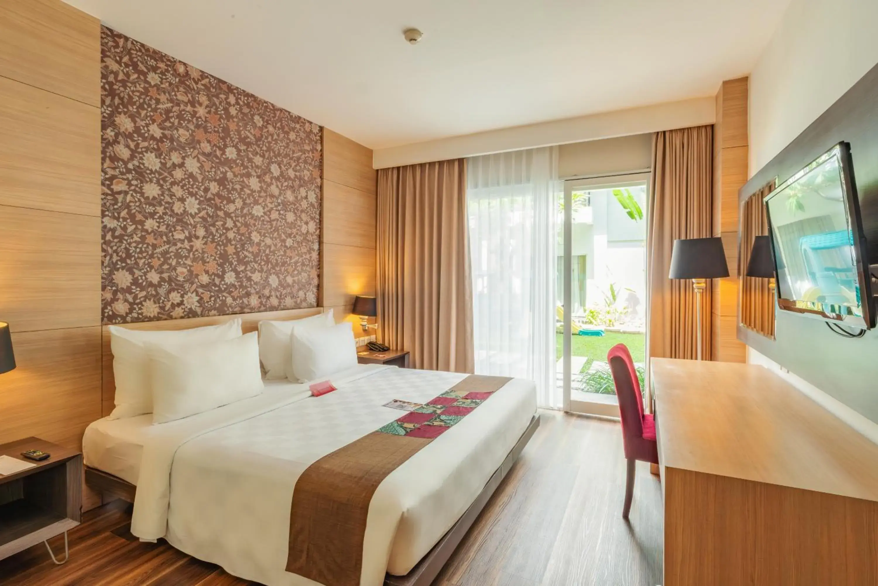 Deluxe Double Room with Garden Terrace in b Hotel Bali & Spa Deluxe Double Room with Garden Terrace in b Hotel Bali & Spa