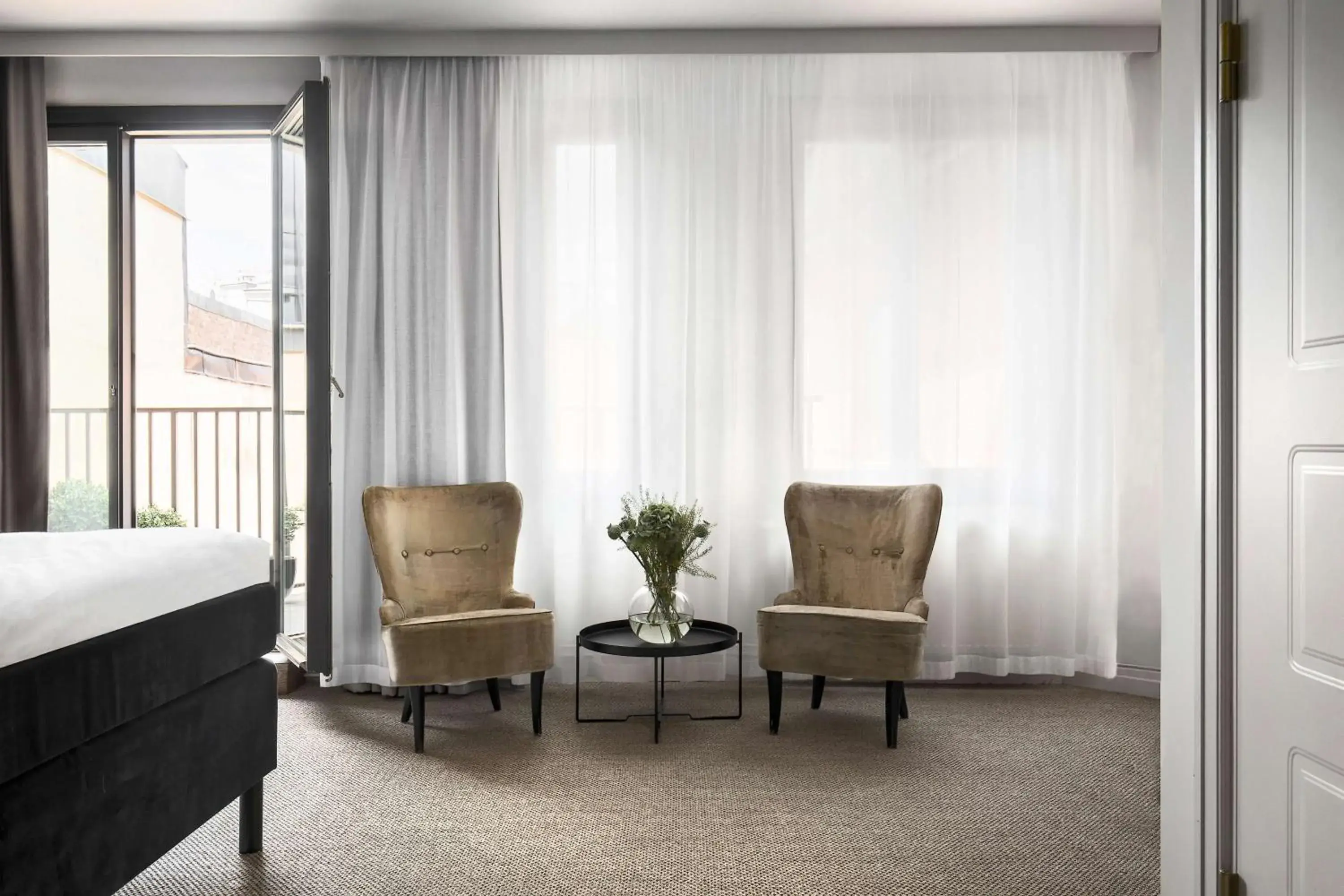 Deluxe King Room with Balcony in Story Hotel Riddargatan, part of JdV by Hyatt Deluxe King Room with Balcony in Story Hotel Riddargatan, part of JdV by Hyatt