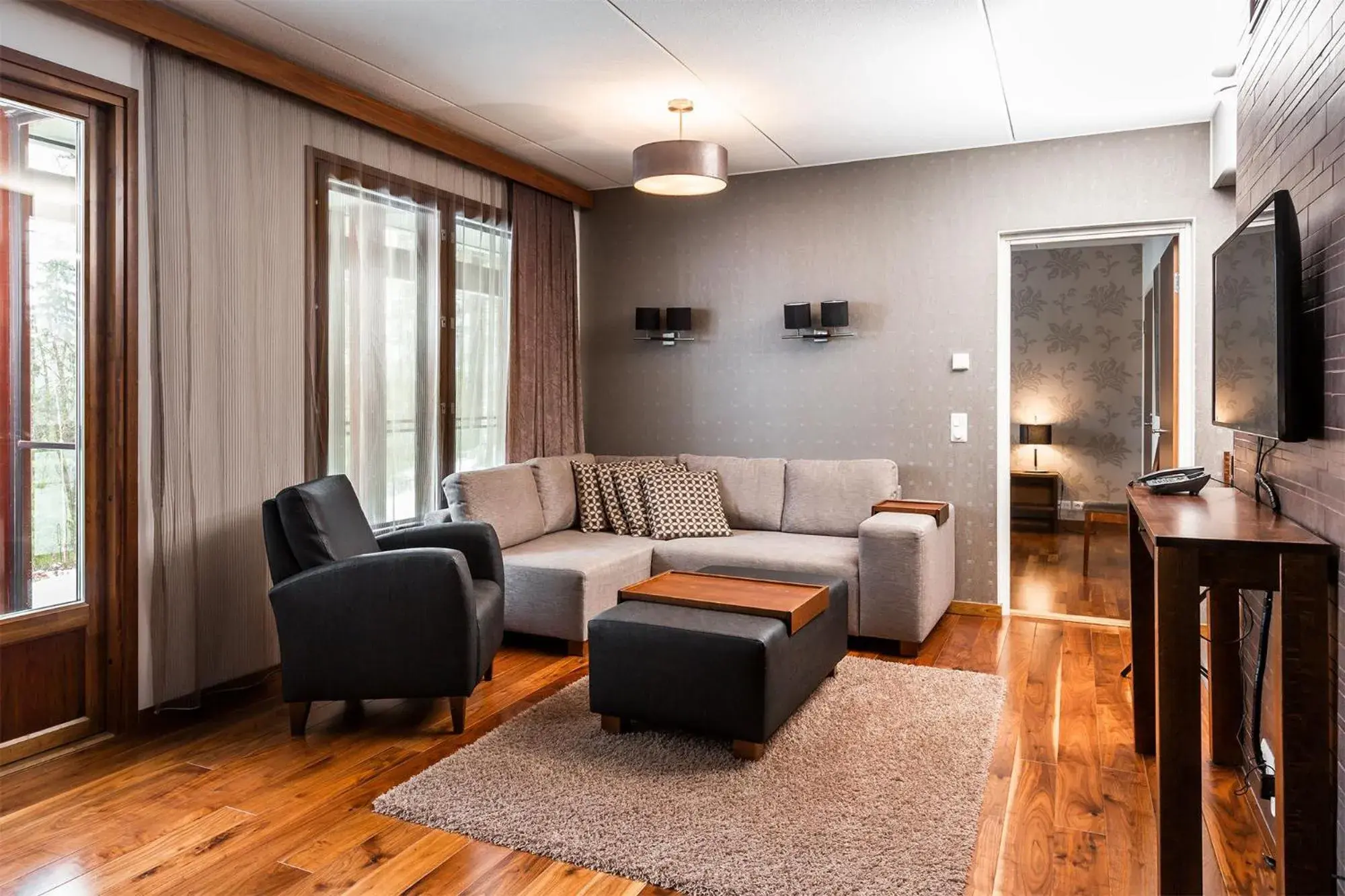 Two-Bedroom Suite with Sauna - Spa access included in Imatran Kylpylä Spa Apartments Two-Bedroom Suite with Sauna - Spa access included in Imatran Kylpylä Spa Apartments