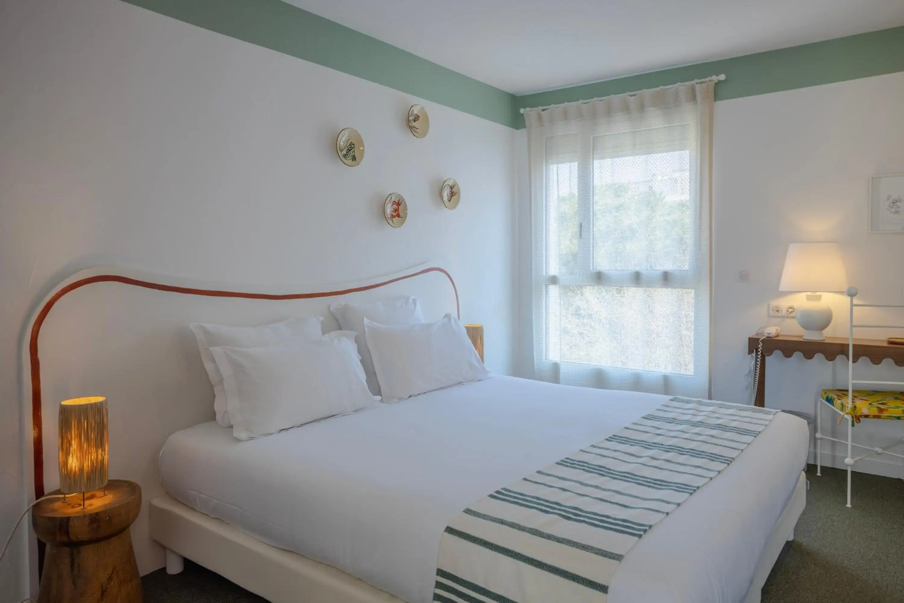 Standard Double or Twin Room with Garden View in Hôtel Le Sud Standard Double or Twin Room with Garden View in Hôtel Le Sud