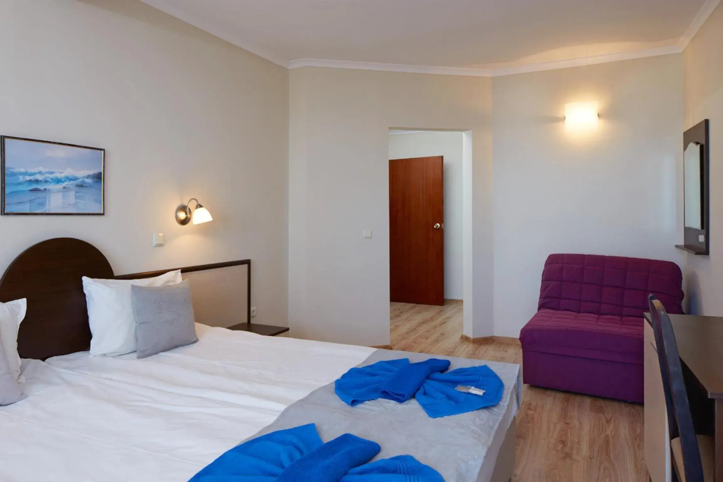 Double Room with Balcony and Sea View in Family Hotel Milev Double Room with Balcony and Sea View in Family Hotel Milev