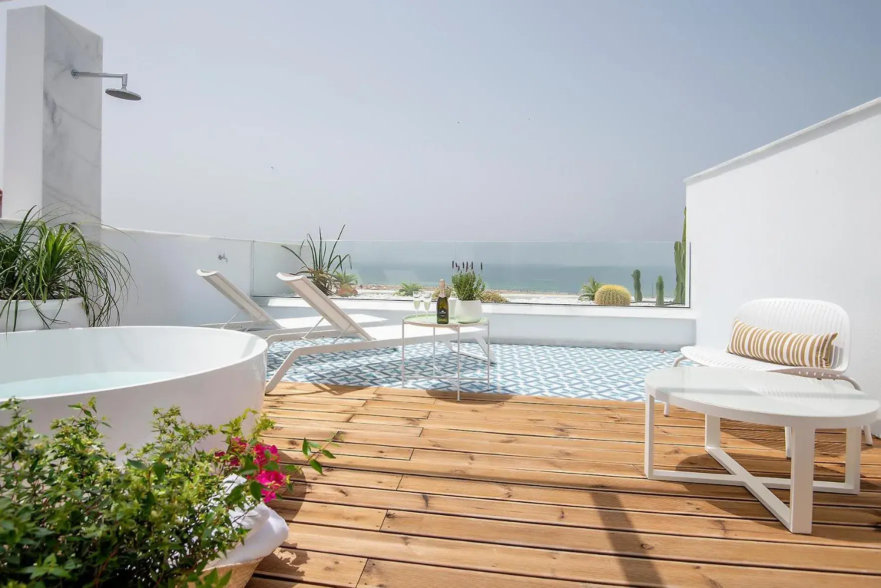 Double Room with Sea View in Alzocaire Hostal Boutique Double Room with Sea View in Alzocaire Hostal Boutique