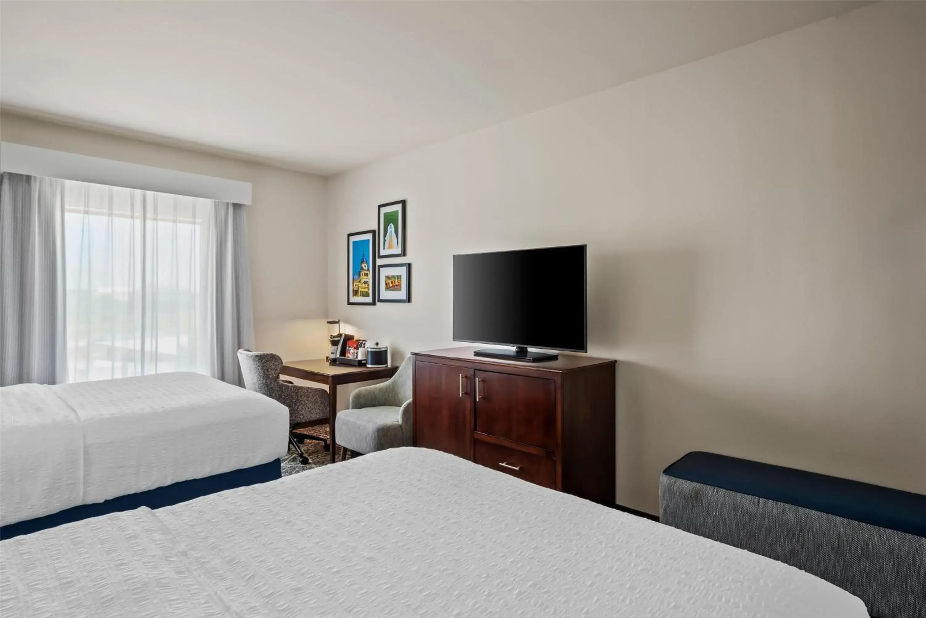 Room with Two Queen Beds - Non-Smoking in Hampton Inn and Suites Trophy Club - Fort Worth North Room with Two Queen Beds - Non-Smoking in Hampton Inn and Suites Trophy Club - Fort Worth North