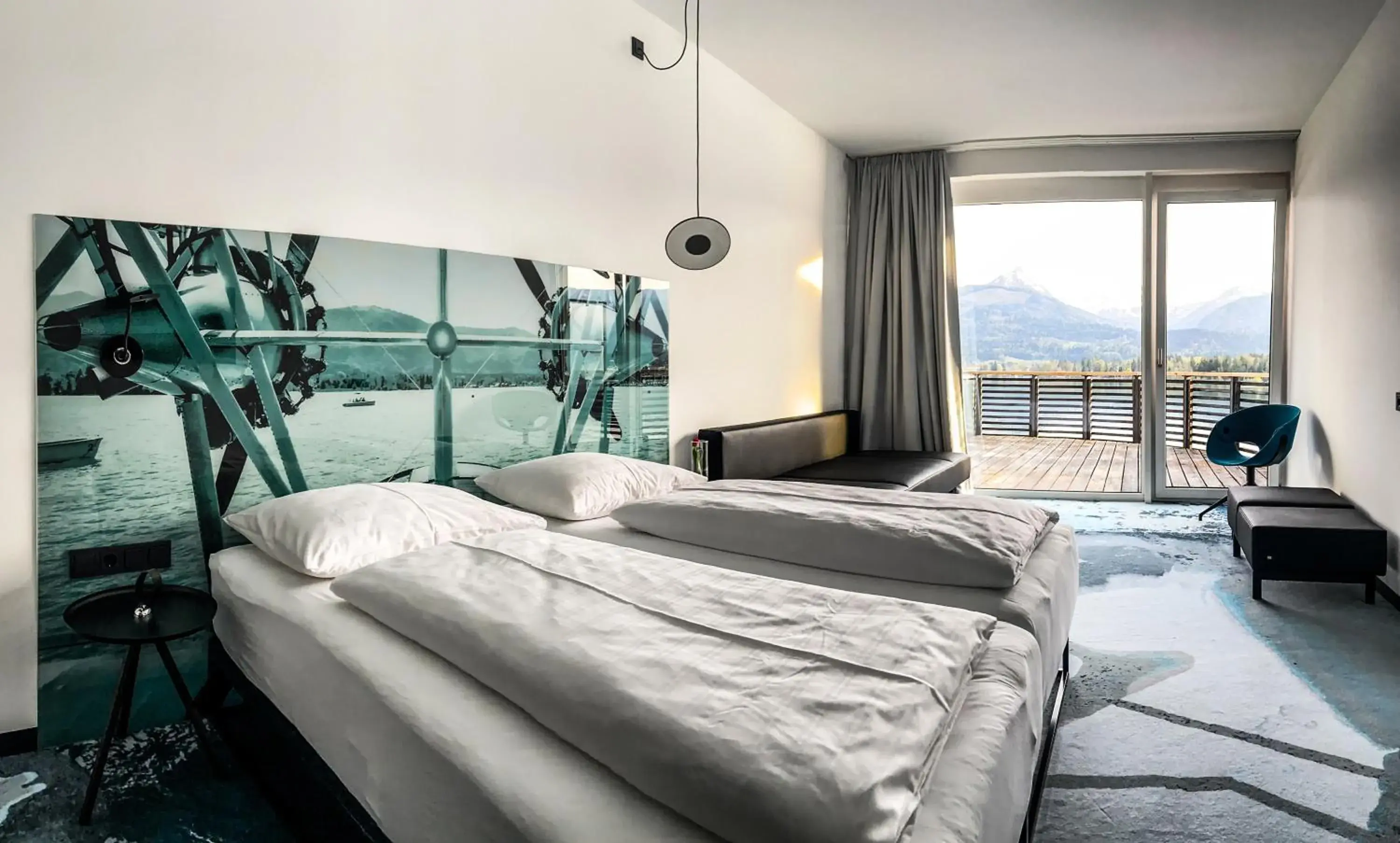 Superior Double Room with Balcony and Lake View in Scalaria Sunset Wing Superior Double Room with Balcony and Lake View in Scalaria Sunset Wing