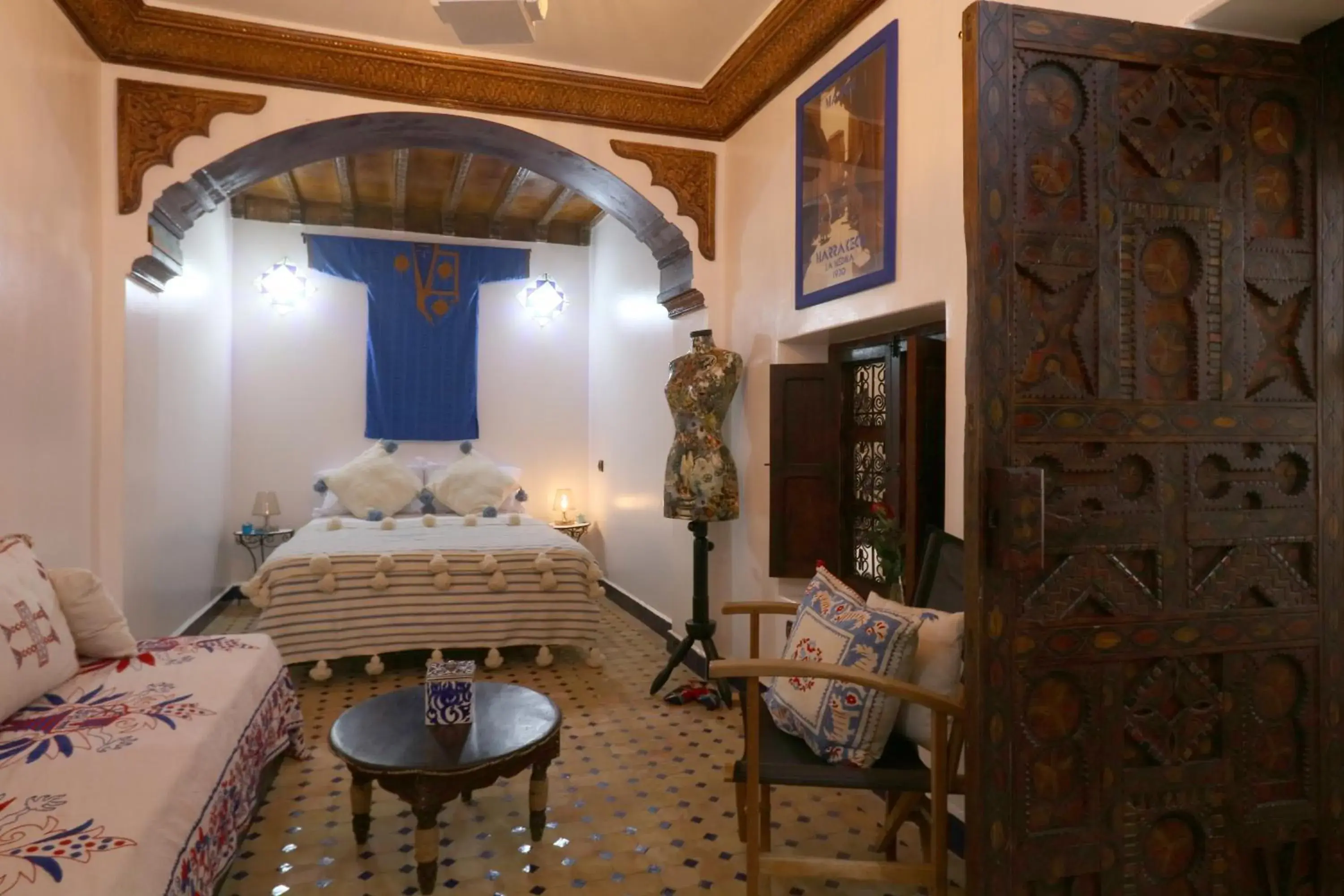 Deluxe Double Room in Riad Dada Mouss & Suites Deluxe Double Room in Riad Dada Mouss & Suites