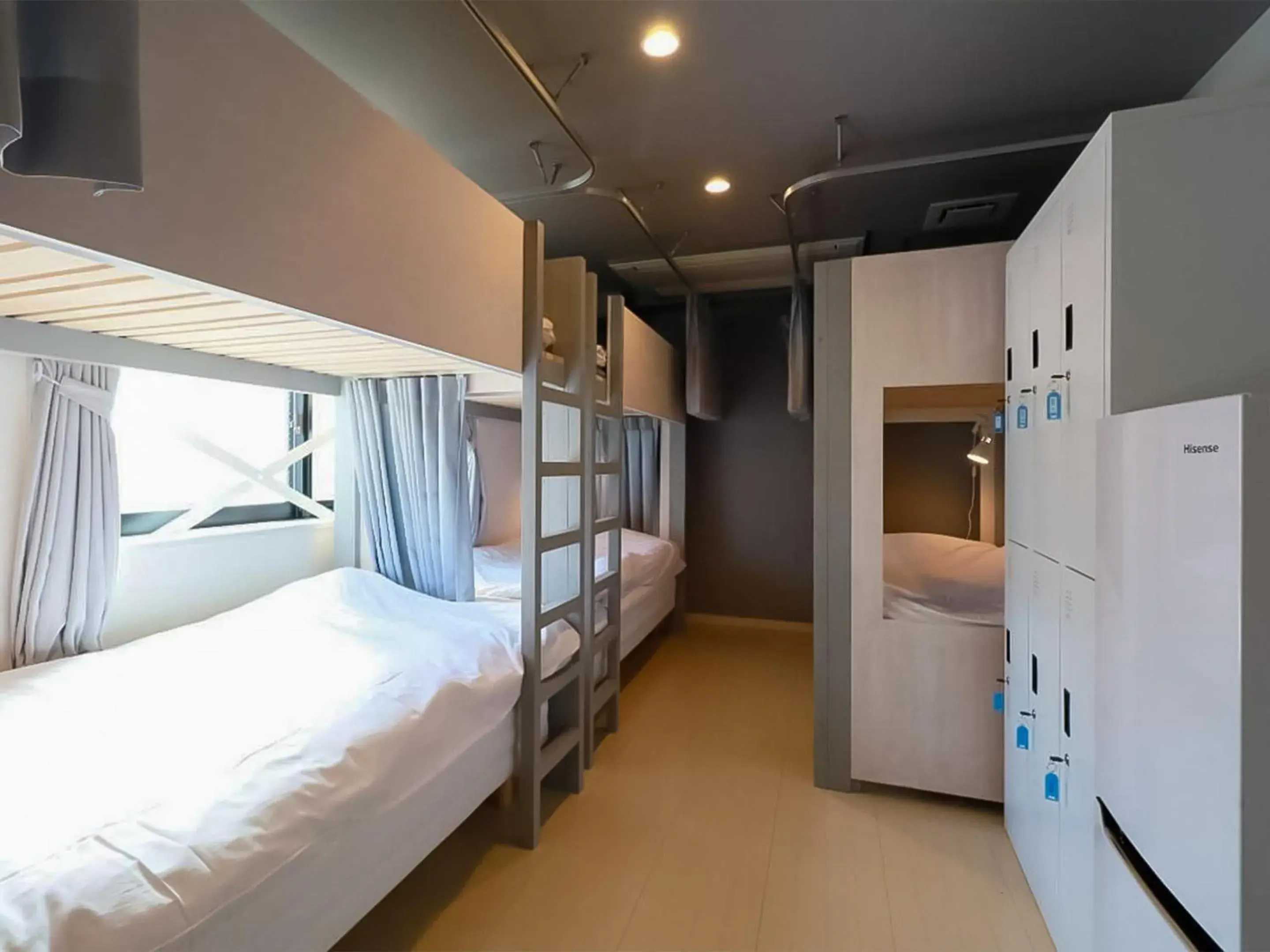 Bunk Bed in Male Dormitory Room in Iwatoyama Hostel Bunk Bed in Male Dormitory Room in Iwatoyama Hostel