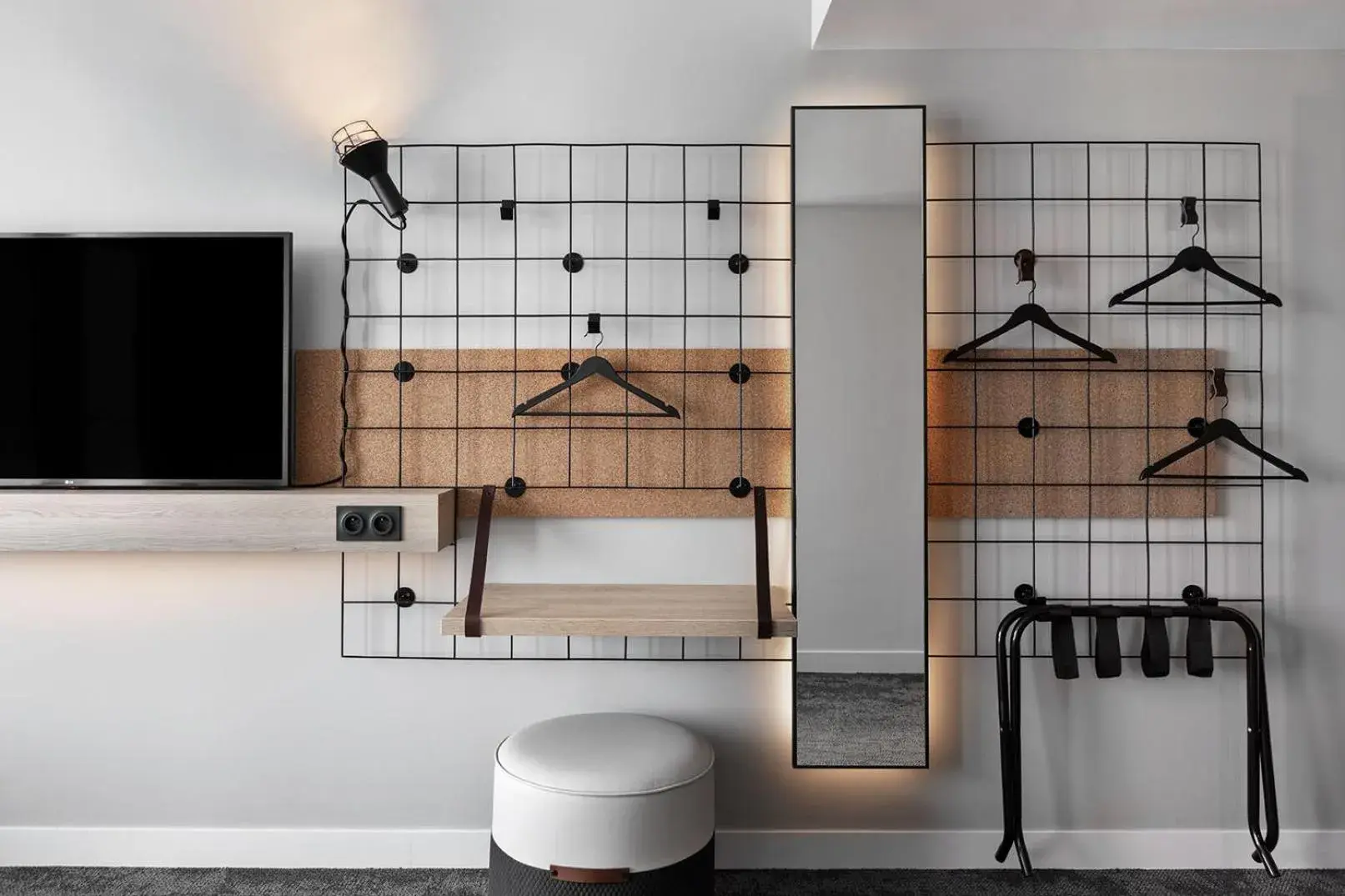 Moxy Twin Room in Moxy Lyon Airport Moxy Twin Room in Moxy Lyon Airport