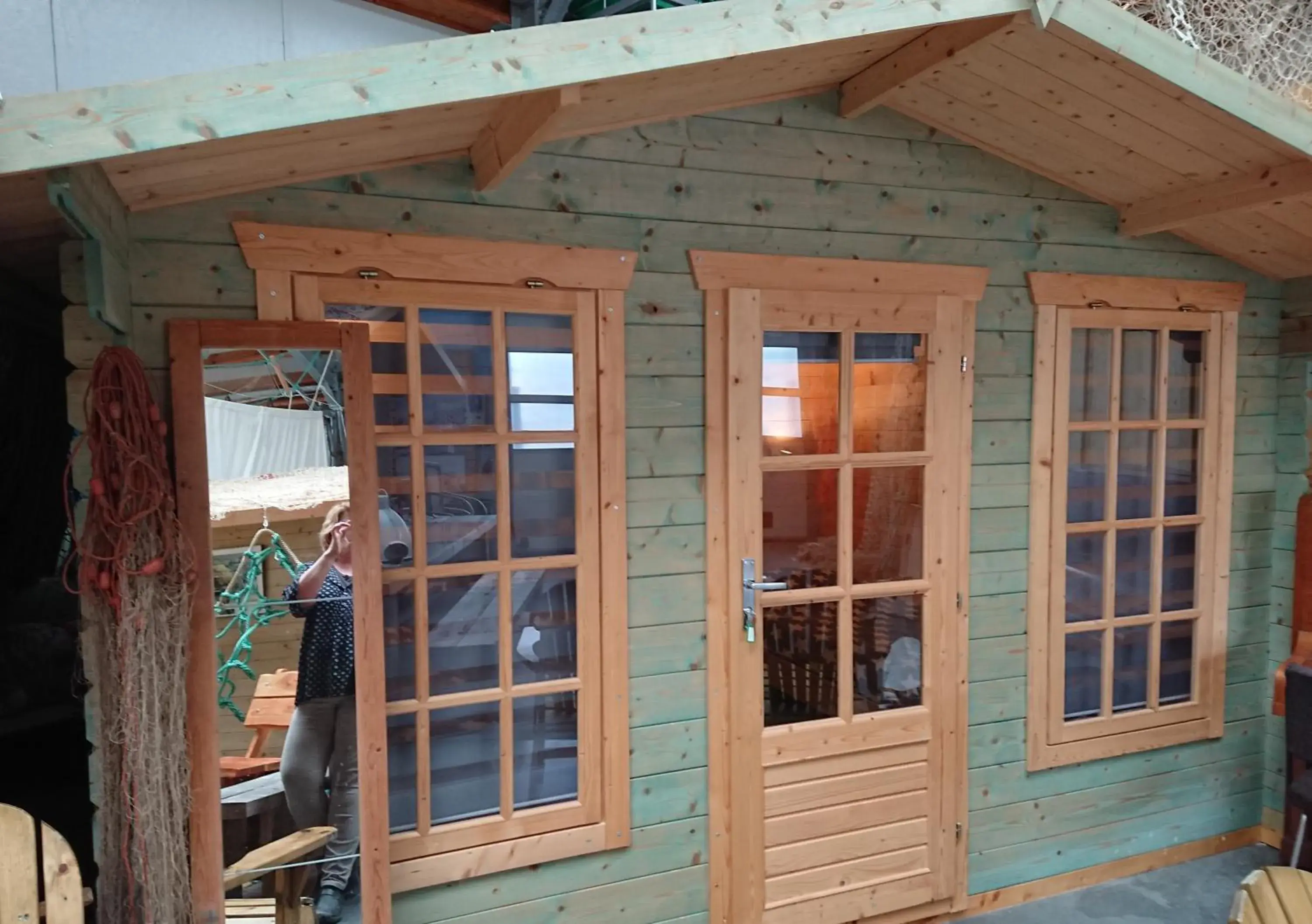 Facade/entrance in Slaaphuisjes LauwersmeerPlezier! Facade/entrance in Slaaphuisjes LauwersmeerPlezier!