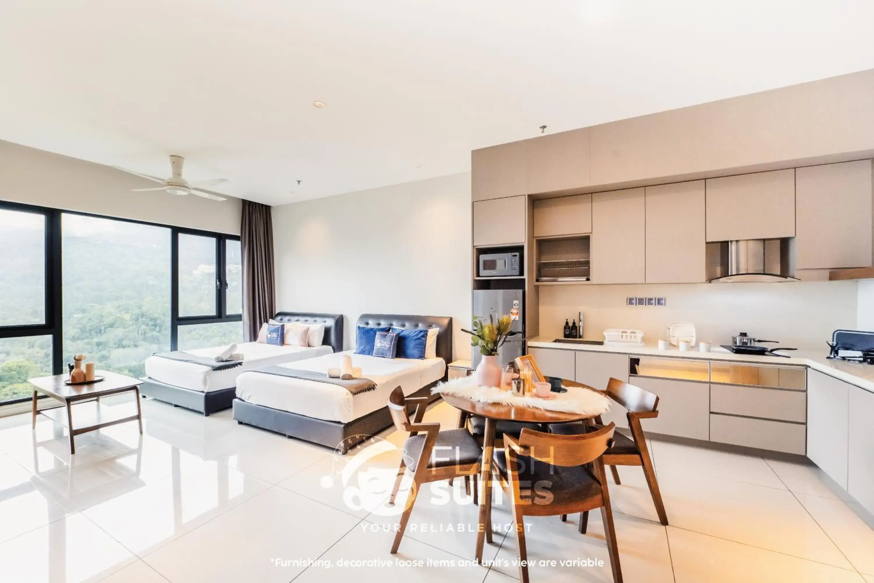 Premium One-Bedroom Triple Bed Suite in Geo38 Premium Suites at Genting Highlands Premium One-Bedroom Triple Bed Suite in Geo38 Premium Suites at Genting Highlands