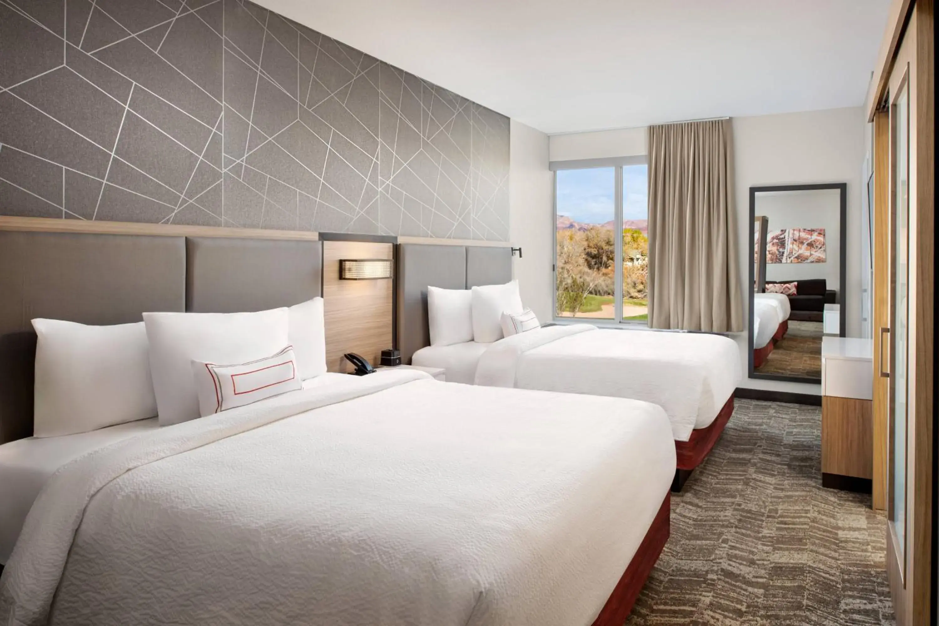 Studio Suite, 2 King, Trundle bed in SpringHill Suites by Marriott St. George Washington Studio Suite, 2 King, Trundle bed in SpringHill Suites by Marriott St. George Washington