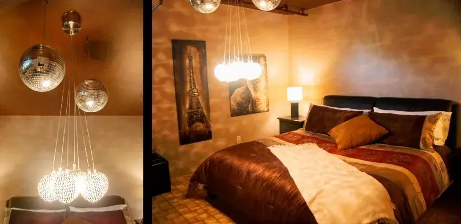 King Suite with Spa Bath - single occupancy in Gîte Chez Baza King Suite with Spa Bath - single occupancy in Gîte Chez Baza