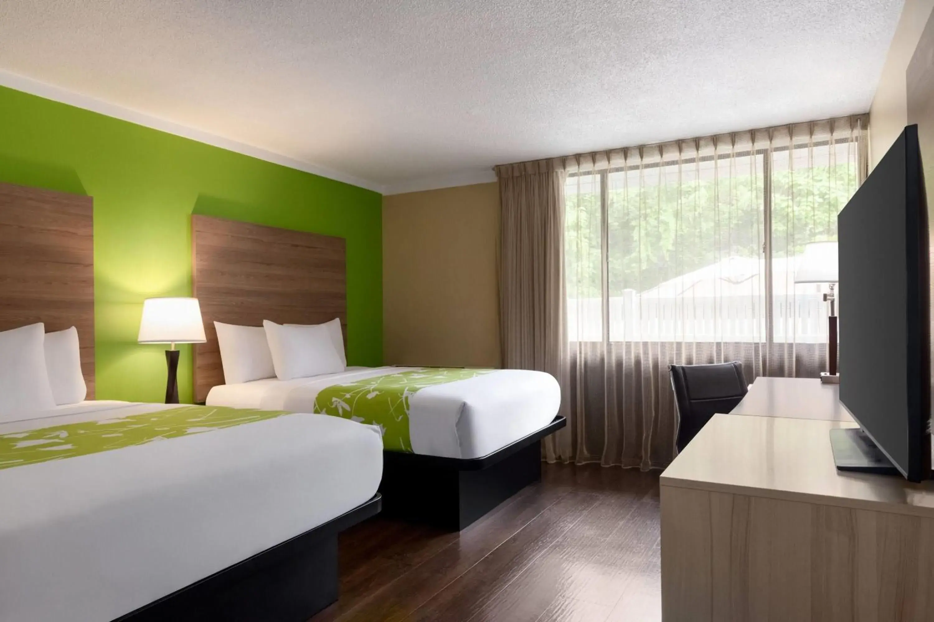 Queen Room with Two Queen Beds in Wyndham Garden Washington DC North Queen Room with Two Queen Beds in Wyndham Garden Washington DC North