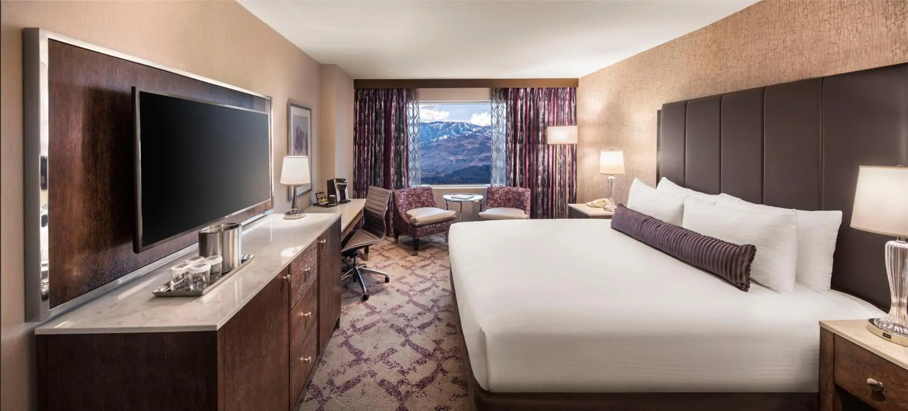 Mountain View Room, 1 King, Nonsmoking in Silver Legacy Reno, A Caesars Destination Mountain View Room, 1 King, Nonsmoking in Silver Legacy Reno, A Caesars Destination