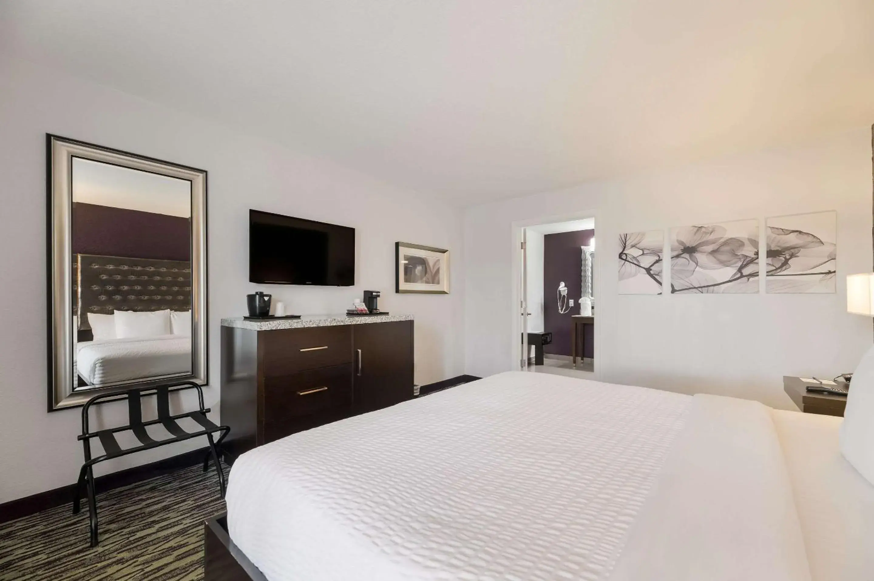King Room - Disability Access (No Resort Fee) in Clarion Inn & Suites Across From Universal Orlando Resort King Room - Disability Access (No Resort Fee) in Clarion Inn & Suites Across From Universal Orlando Resort
