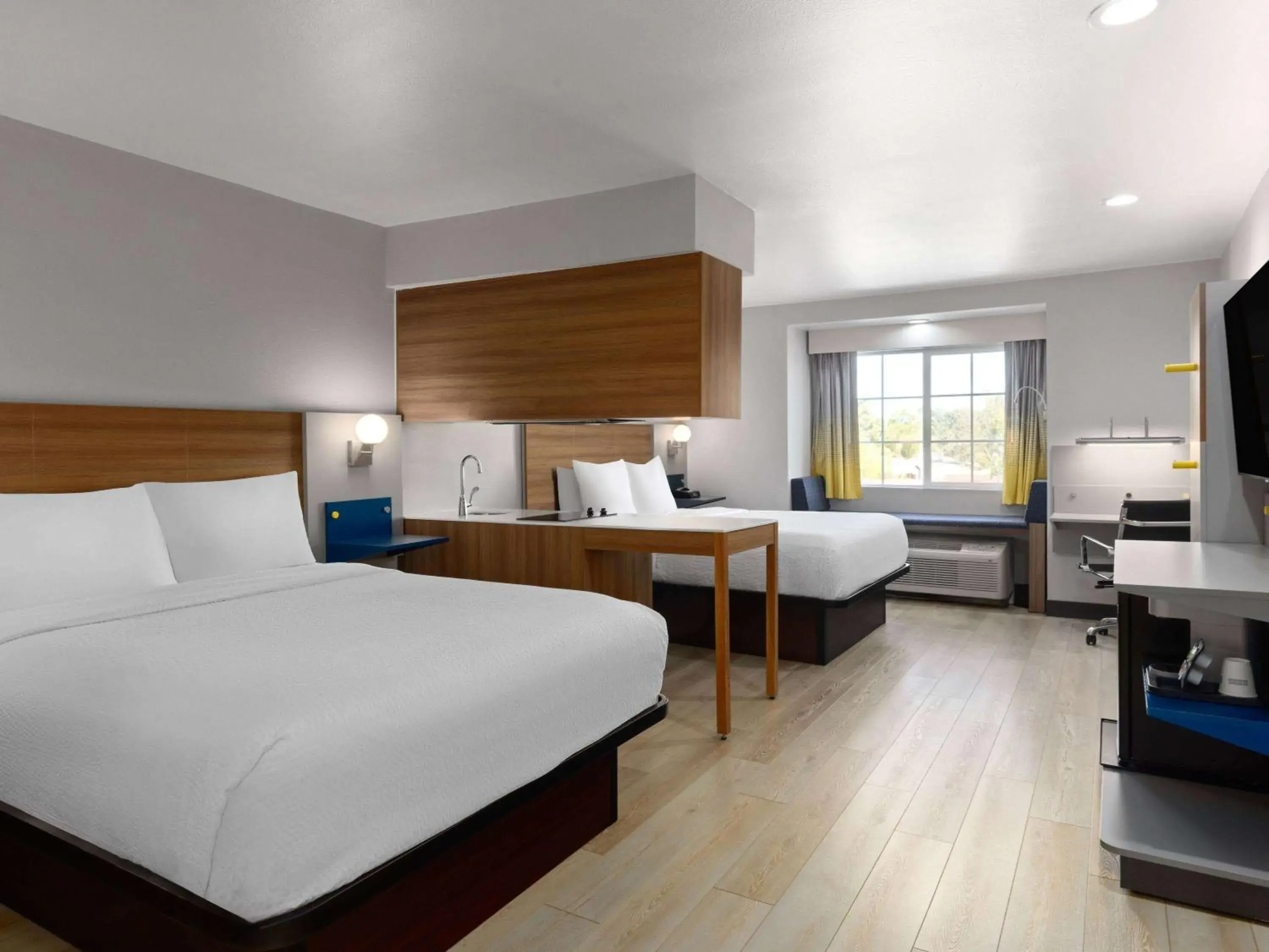 Efficiency Studio Suite with Two Queen Beds - Non-Smoking in Microtel Inn & Suites by Wyndham Tracy Efficiency Studio Suite with Two Queen Beds - Non-Smoking in Microtel Inn & Suites by Wyndham Tracy