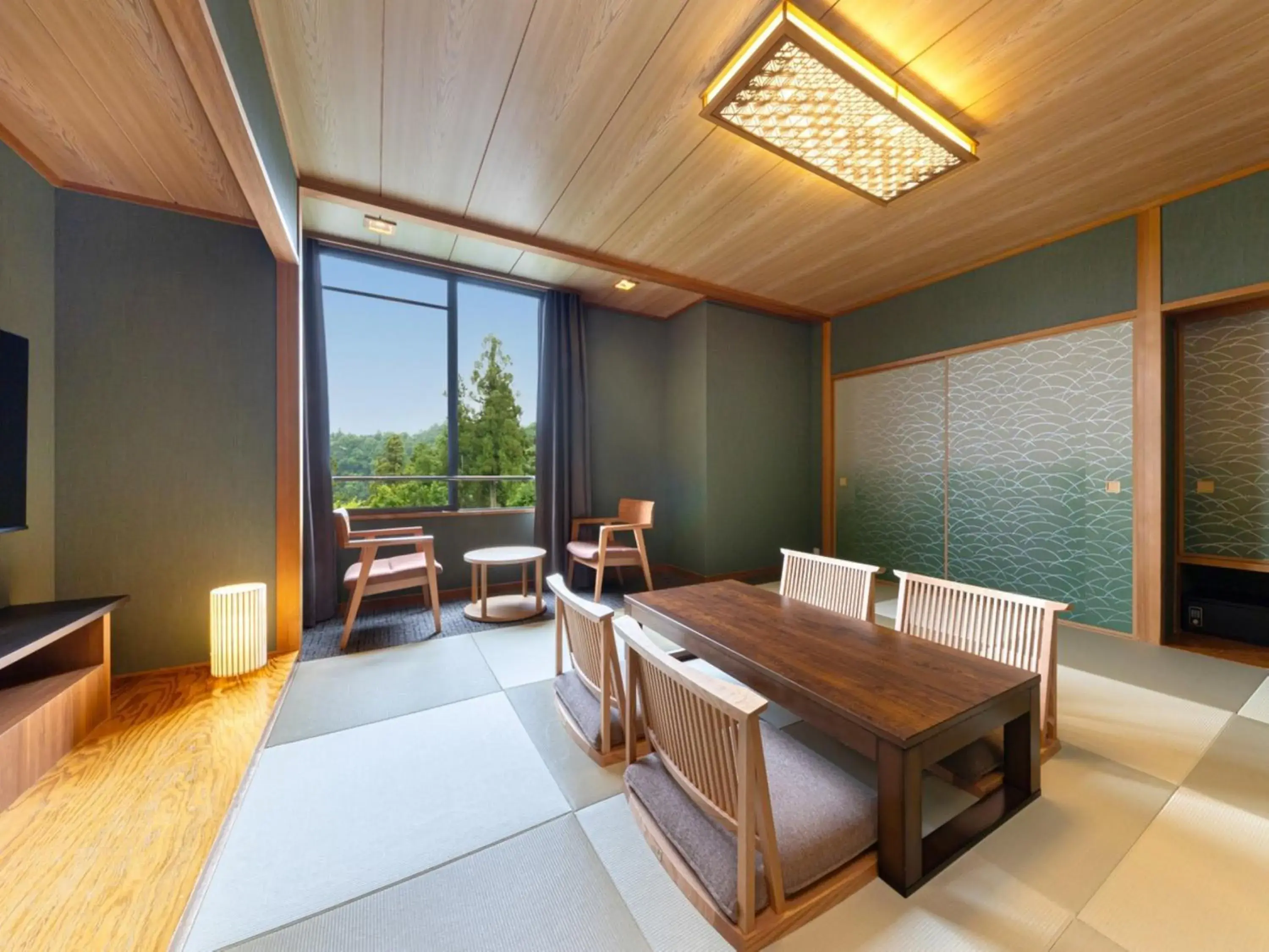 Japanese-style Room with 10 Tatami (MAX 5 Adults)- no pets allowed - single occupancy in KAMENOI HOTEL Ome Japanese-style Room with 10 Tatami (MAX 5 Adults)- no pets allowed - single occupancy in KAMENOI HOTEL Ome