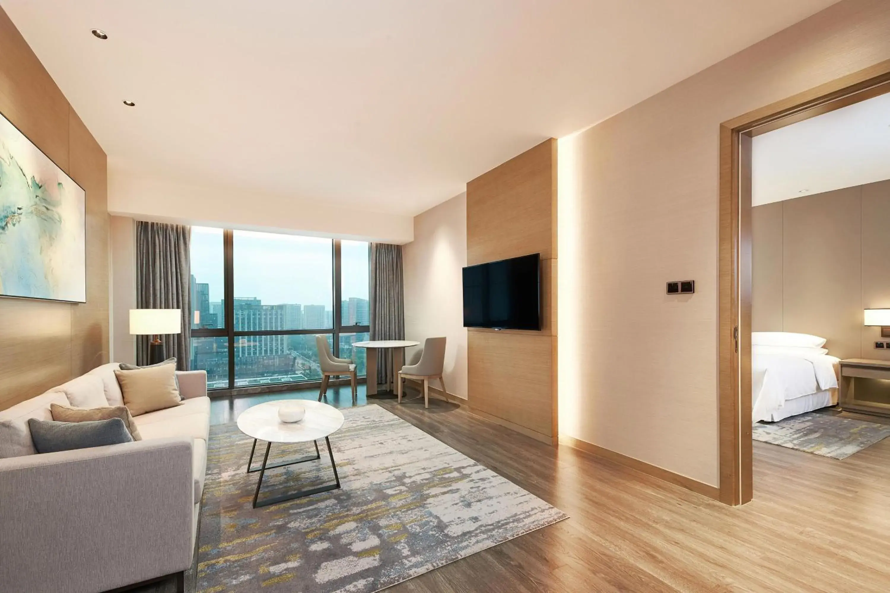 Executive level, 1 Bedroom Executive Suite, River view in Four Points by Sheraton Jiaxing Executive level, 1 Bedroom Executive Suite, River view in Four Points by Sheraton Jiaxing