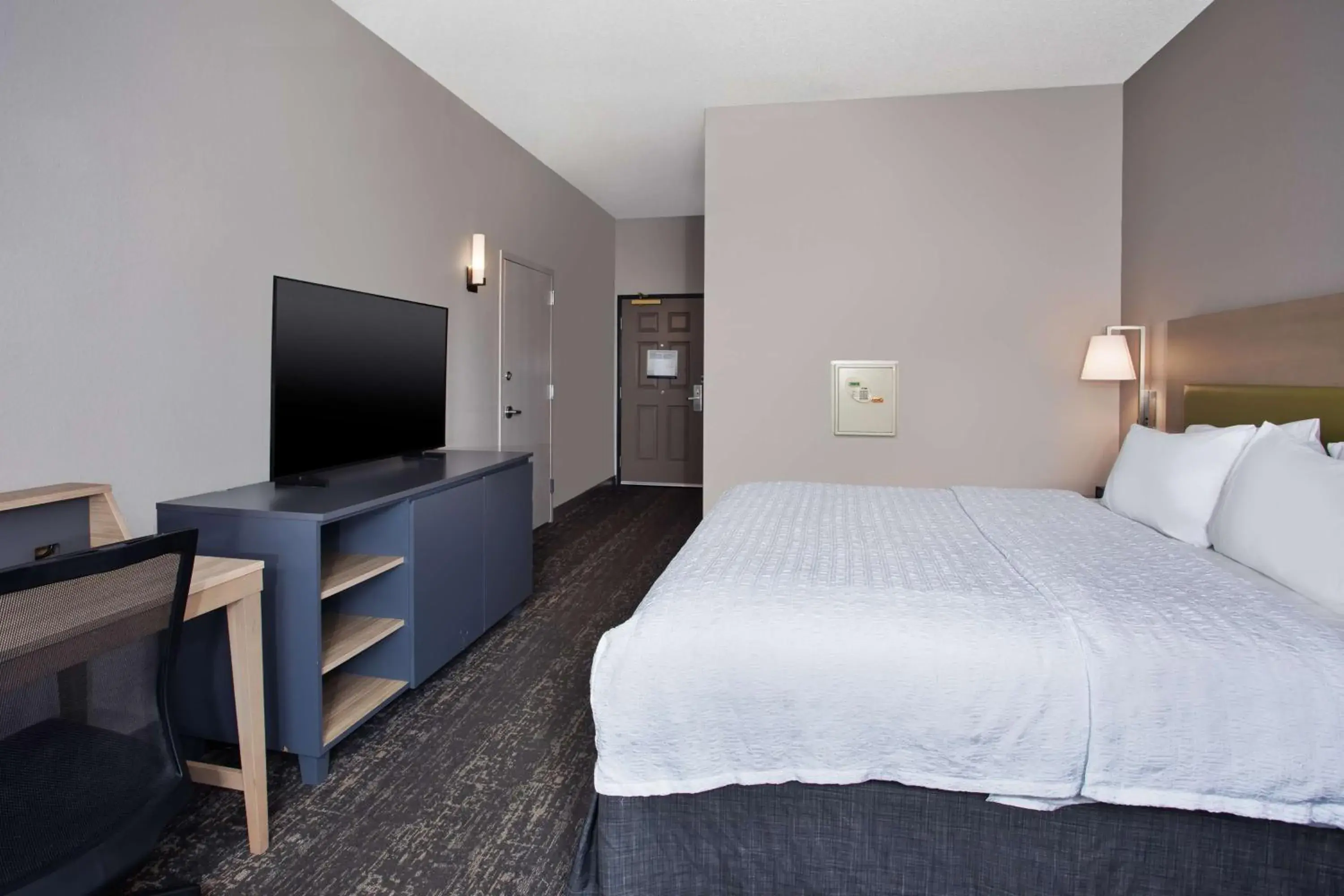 King Room with Roll-In Shower - Mobility/Hearing Accessible in Hampton Inn & Suites By Hilton- Newark Airport Elizabeth King Room with Roll-In Shower - Mobility/Hearing Accessible in Hampton Inn & Suites By Hilton- Newark Airport Elizabeth