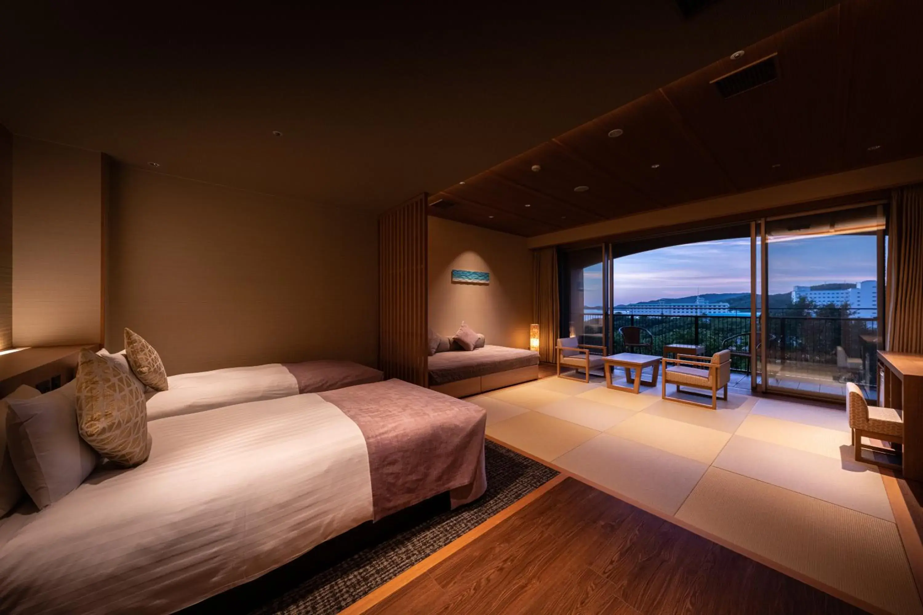 Junior Suite with Shower Booth & Ocean View terrace in KAMENOI HOTEL Toba Junior Suite with Shower Booth & Ocean View terrace in KAMENOI HOTEL Toba