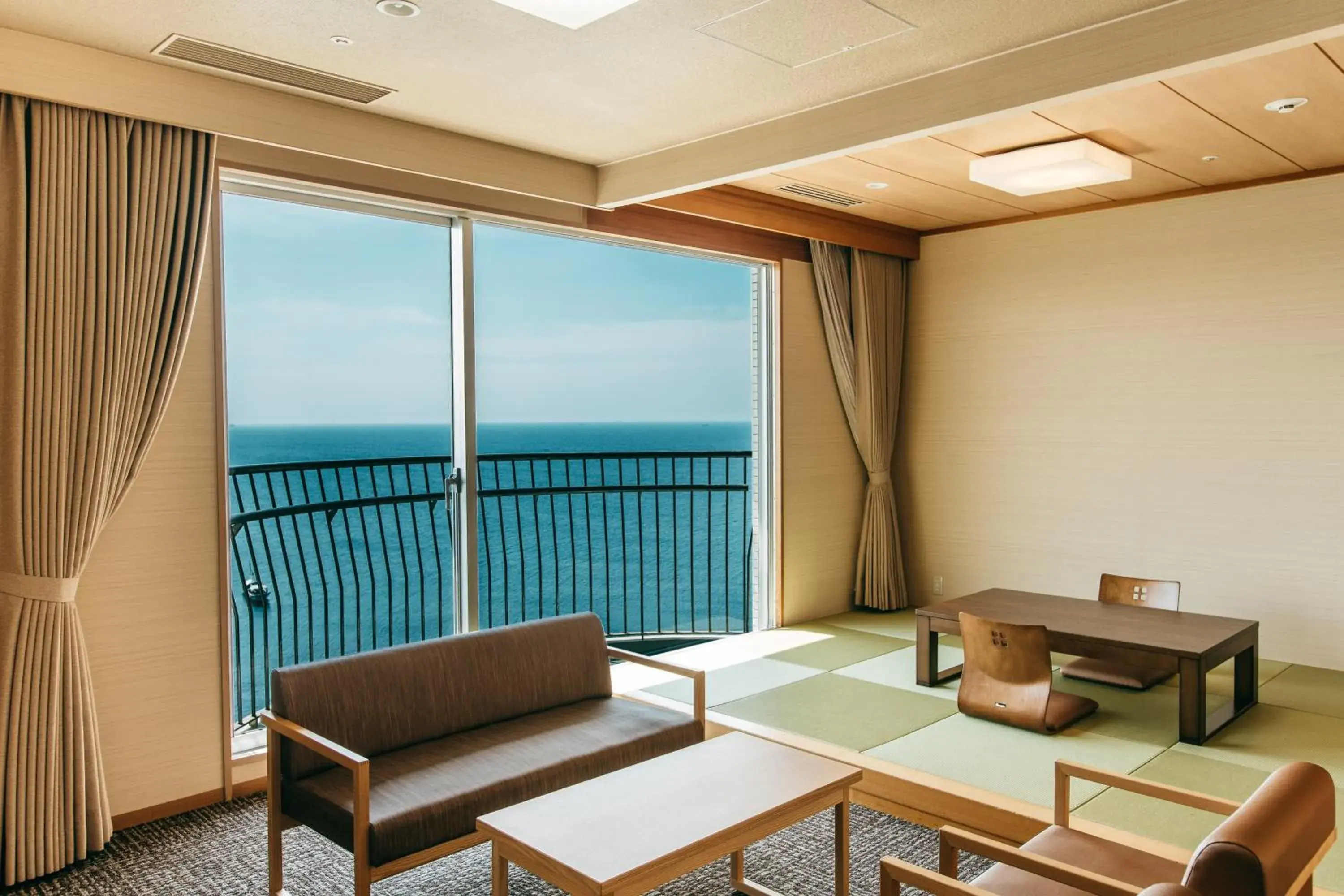 Room with Tatami Area with Private Bathroom and Ocean View - Non-Smoking in KAMENOI HOTEL Genkainada Room with Tatami Area with Private Bathroom and Ocean View - Non-Smoking in KAMENOI HOTEL Genkainada