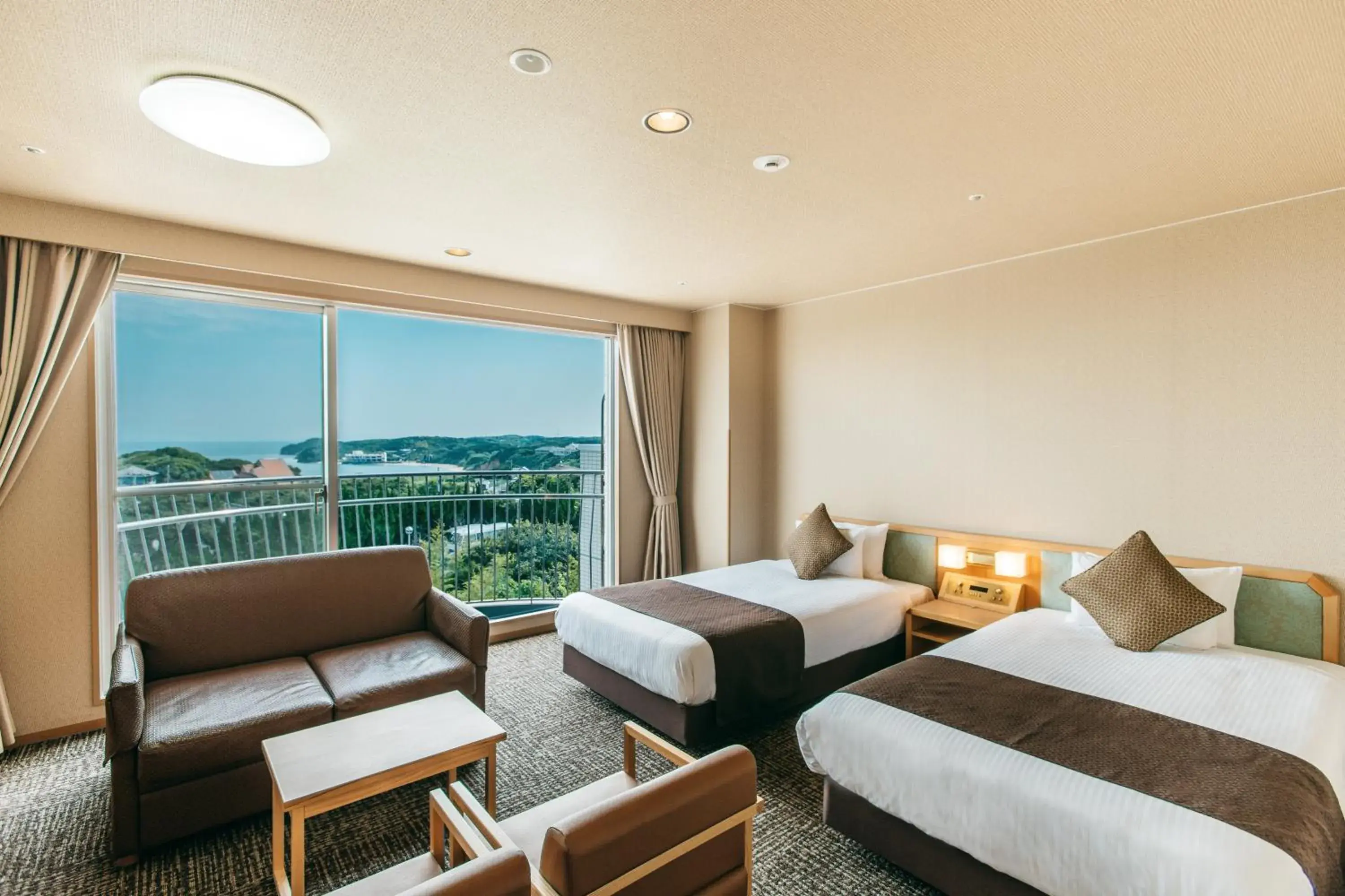 Twin Room with Private Bathroom - Non-Smoking in KAMENOI HOTEL Genkainada Twin Room with Private Bathroom - Non-Smoking in KAMENOI HOTEL Genkainada