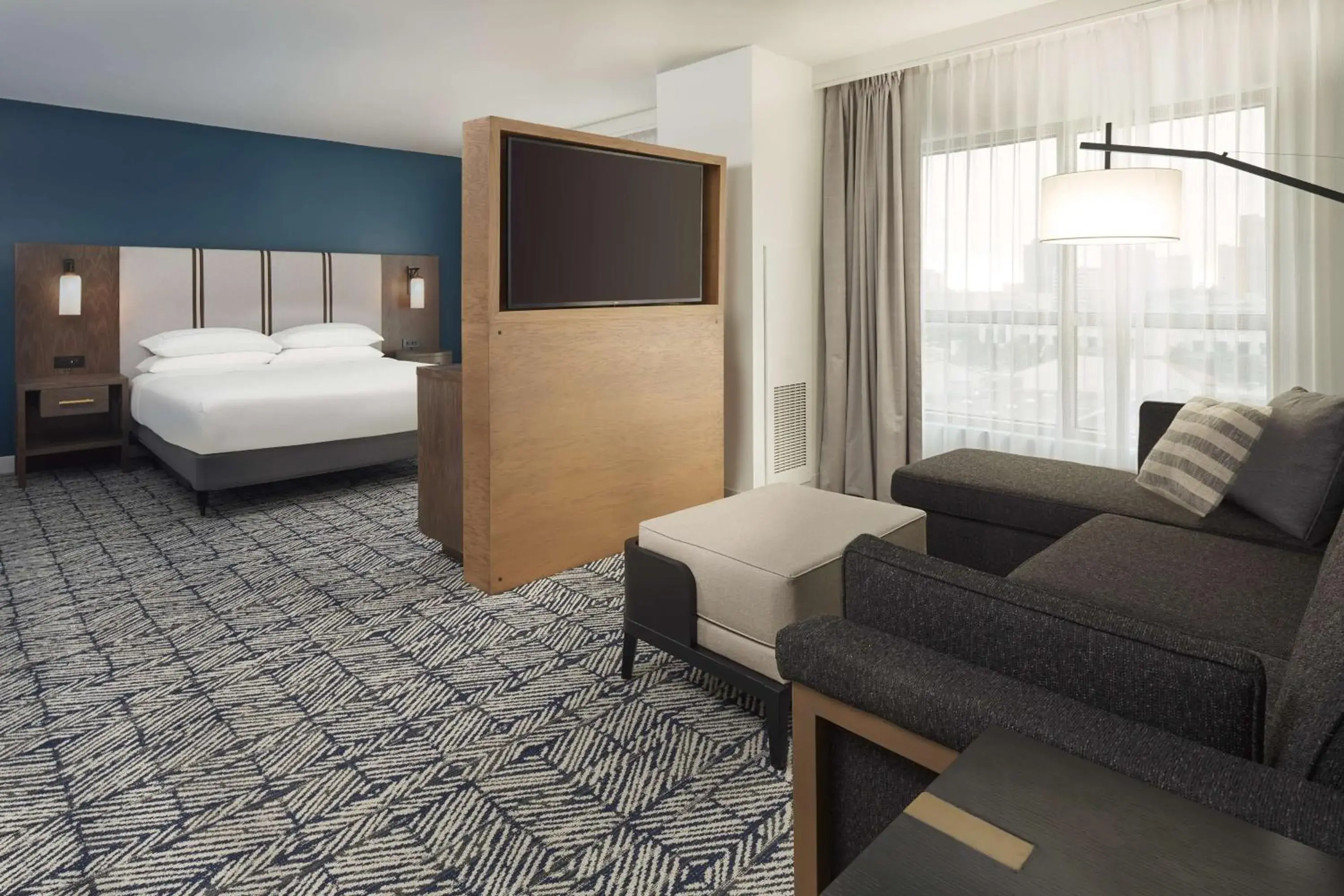 Two-Room King Suite - Hearing Access in The Chifley Houston, Tapestry Collection by Hilton Two-Room King Suite - Hearing Access in The Chifley Houston, Tapestry Collection by Hilton