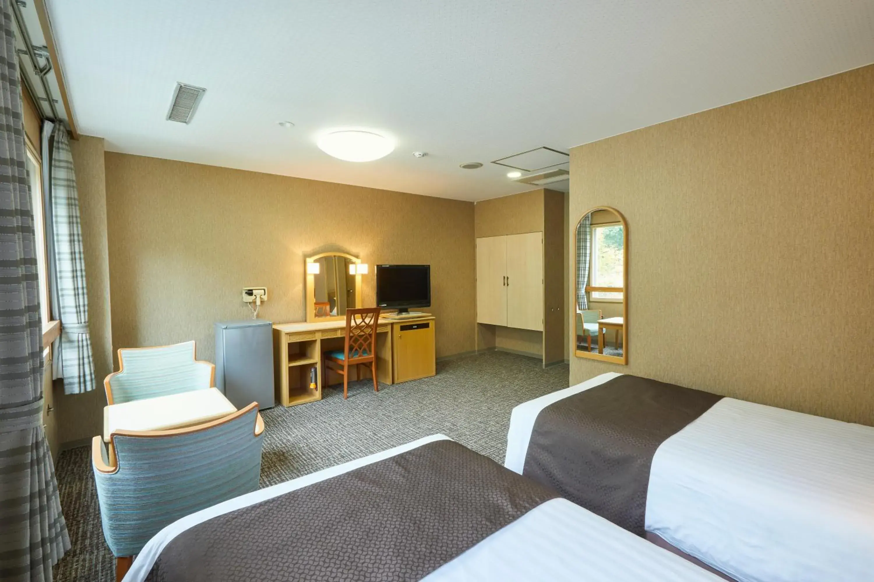 Twin Room (With Private Bath) - single occupancy in KAMENOI HOTEL SHIOBARA Dog Friendly Hotel Twin Room (With Private Bath) - single occupancy in KAMENOI HOTEL SHIOBARA Dog Friendly Hotel