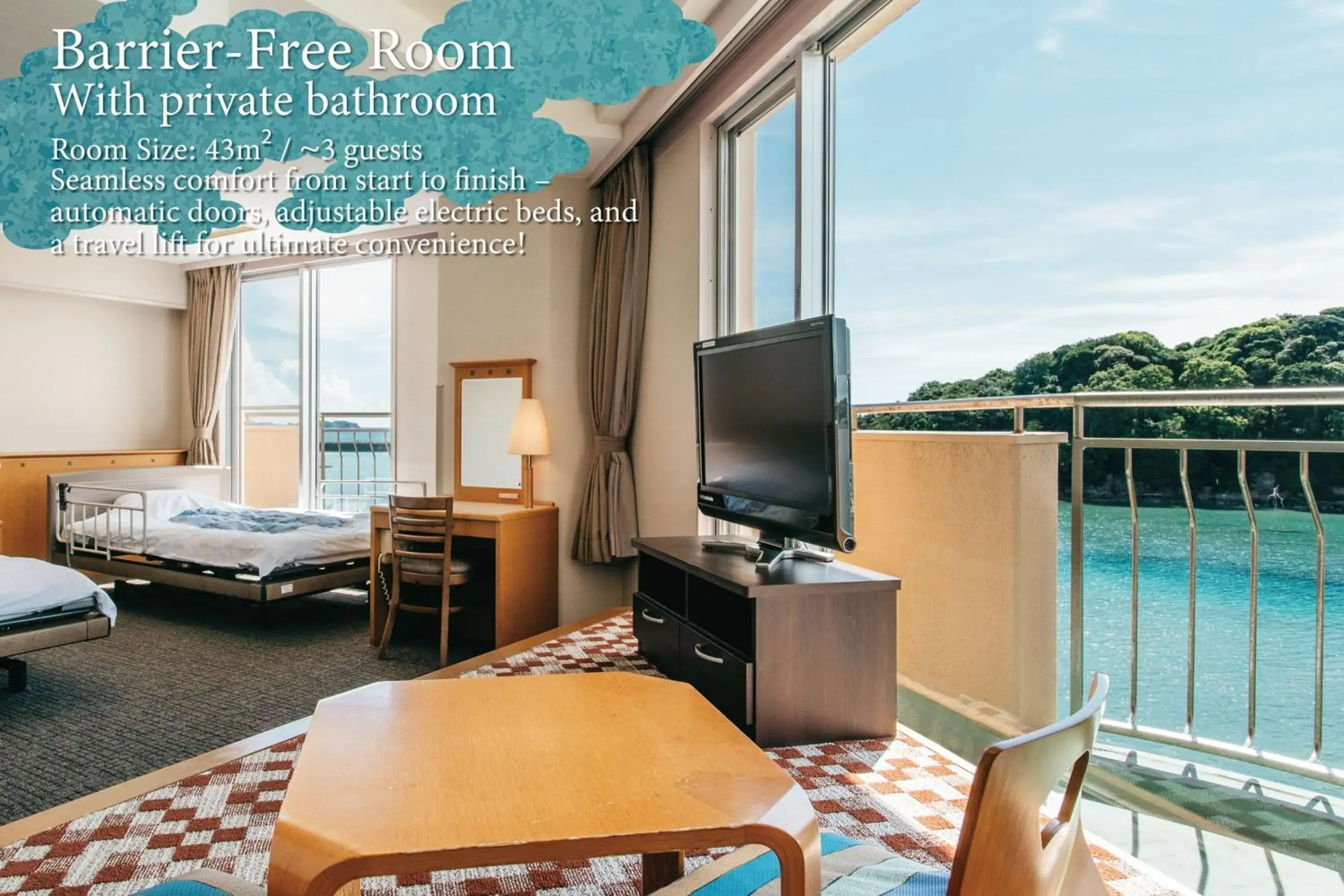 Accessible Room (With Private Bath) - single occupancy in KAMENOI HOTEL Kii-Tanabe Accessible Room (With Private Bath) - single occupancy in KAMENOI HOTEL Kii-Tanabe