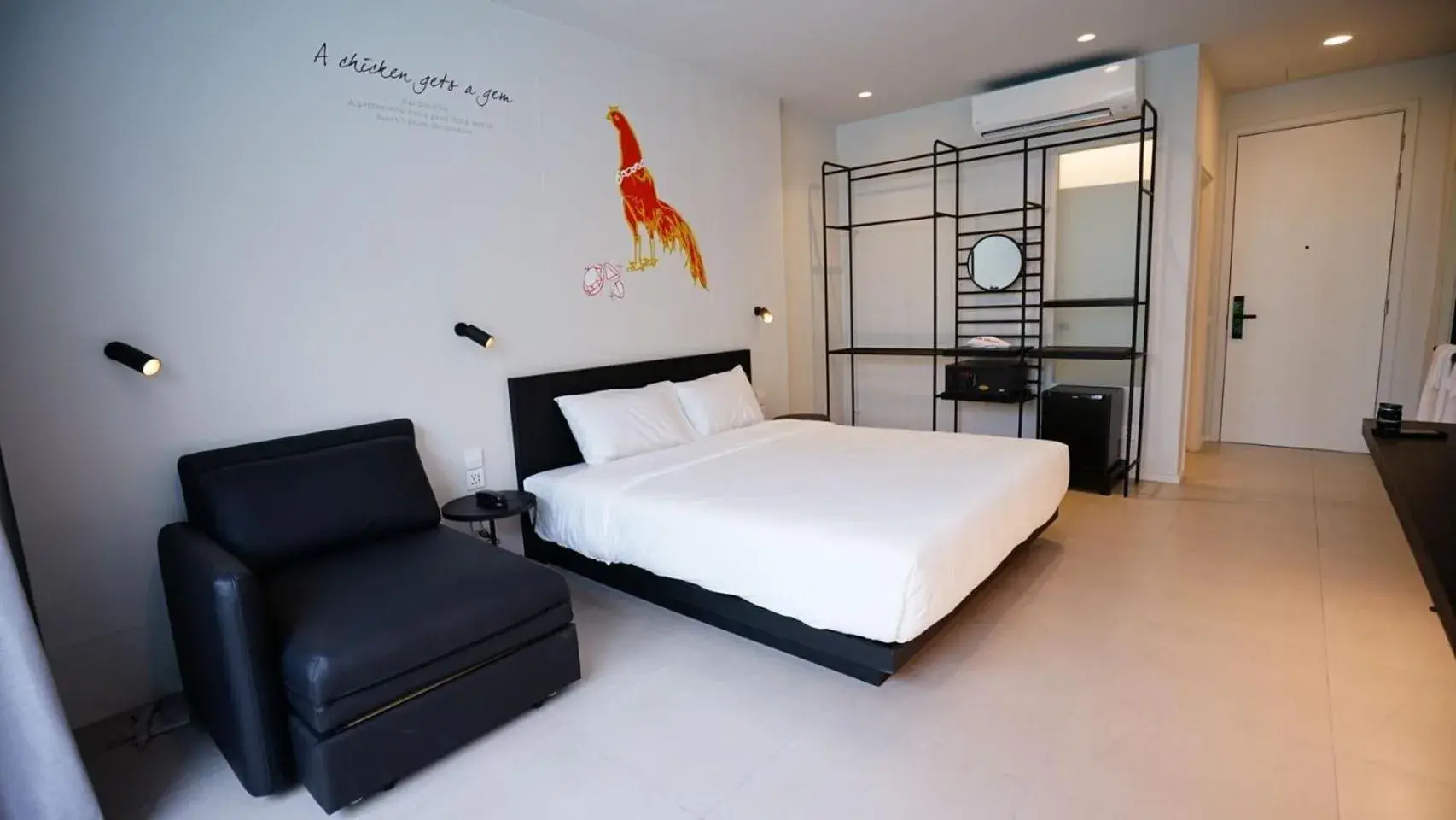 Deluxe Double Room with Balcony in CHERN Bangkok Deluxe Double Room with Balcony in CHERN Bangkok