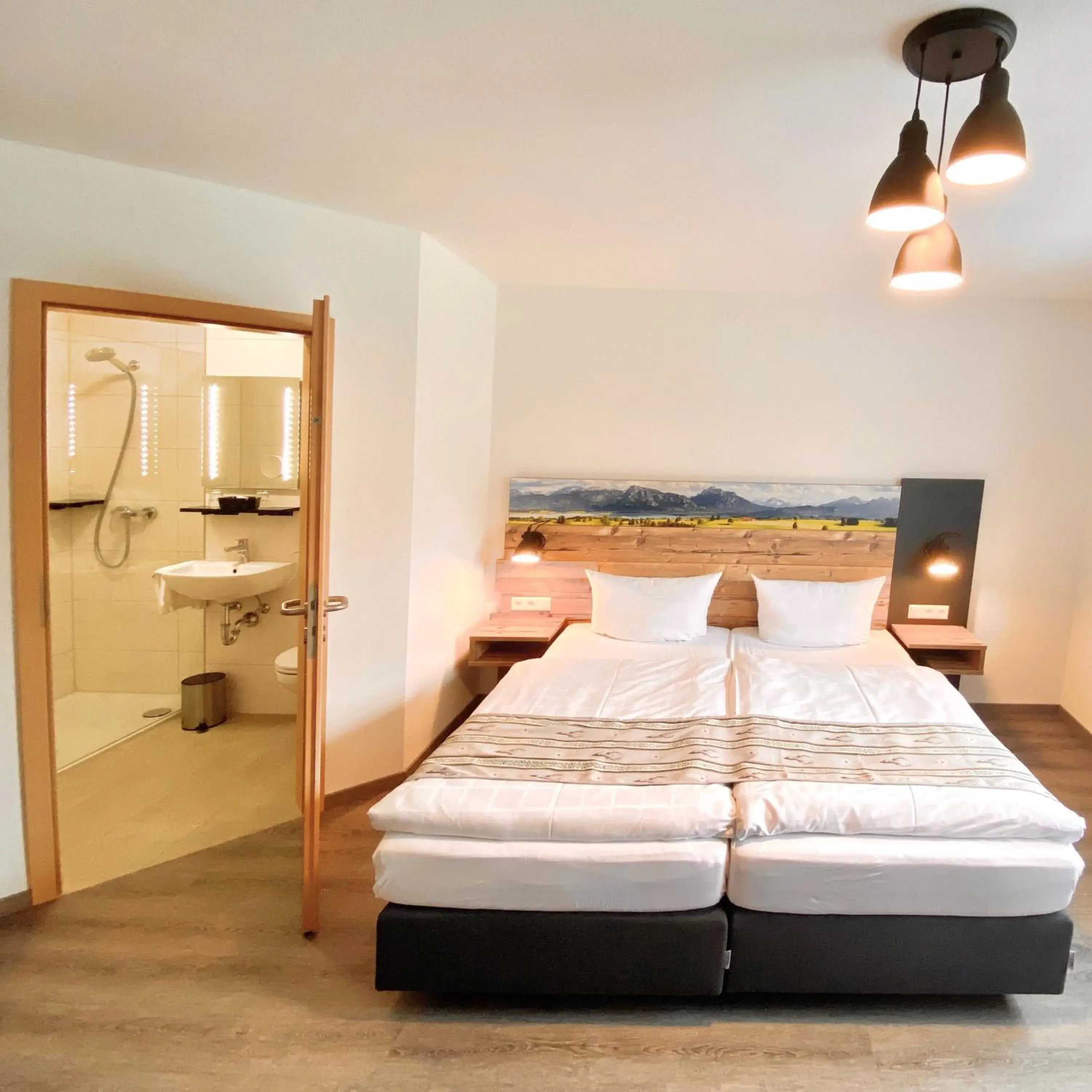 Double Room Comfort - single occupancy - with Garden View in Traditions-Gasthaus Bayrischer Hof Double Room Comfort - single occupancy - with Garden View in Traditions-Gasthaus Bayrischer Hof