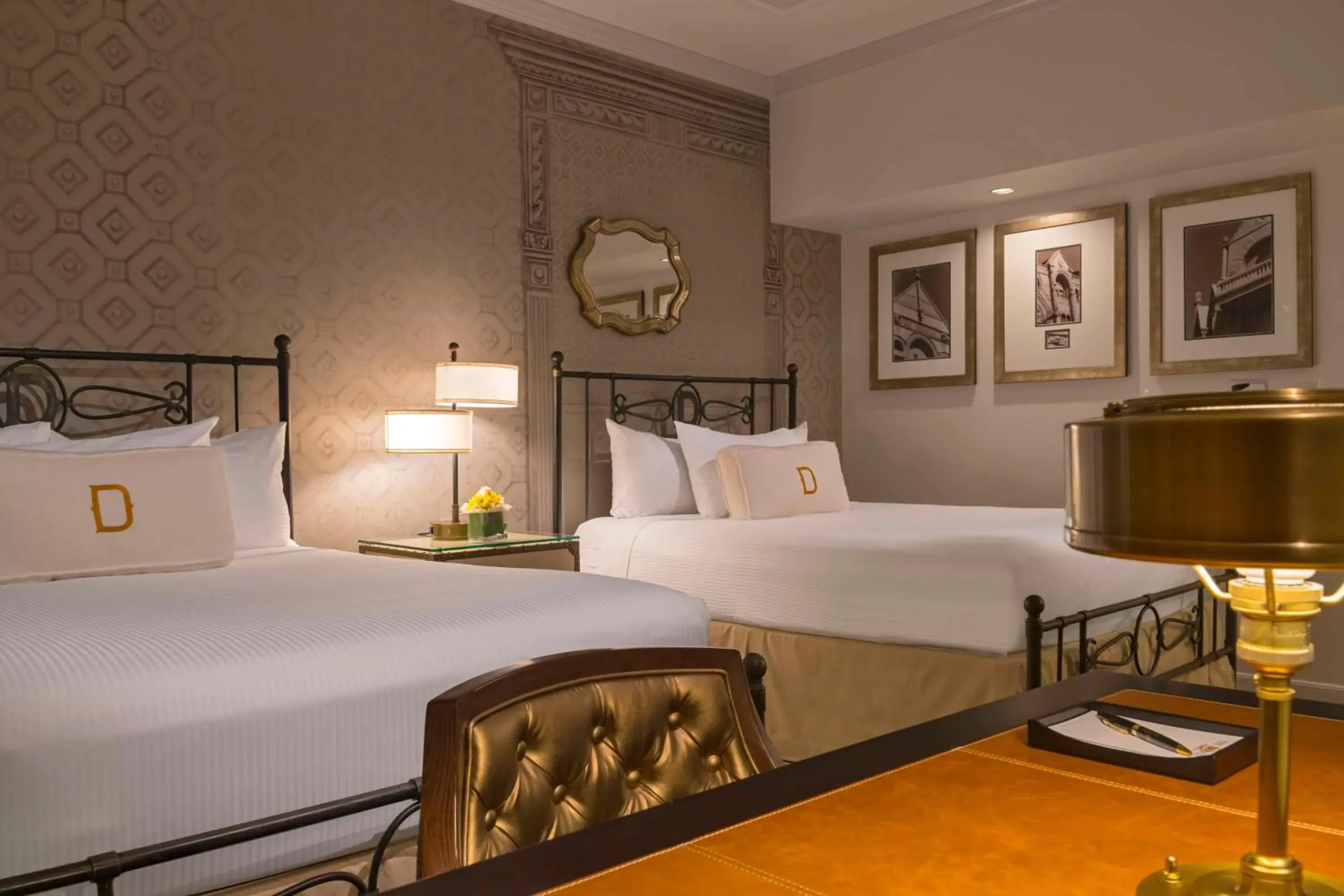 Queen Room with Two Queen Beds with Accessible Tub - Disability Access in The Driskill Queen Room with Two Queen Beds with Accessible Tub - Disability Access in The Driskill