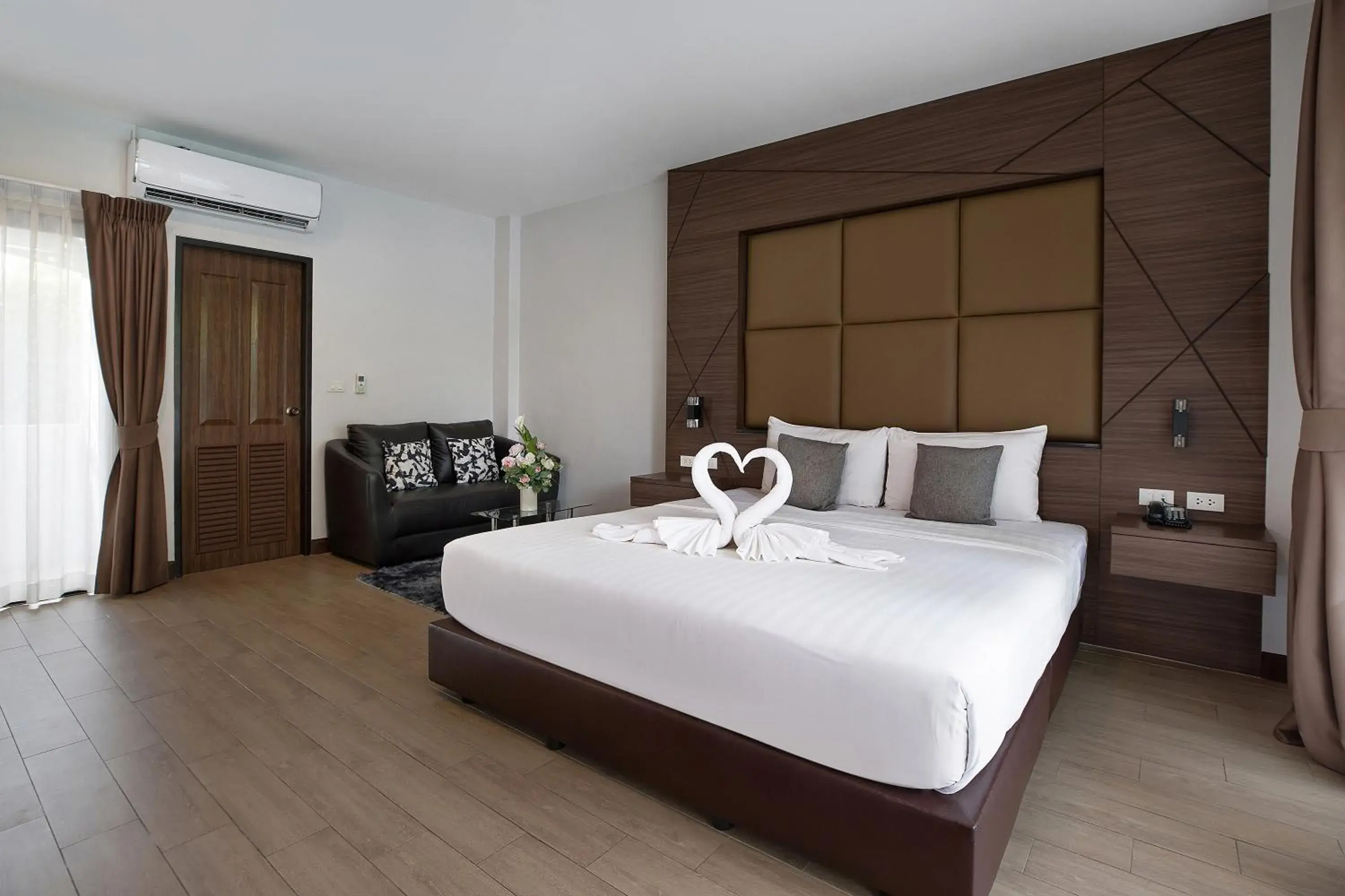 King Room with Pool View in The Bell Airport Phuket Hotel - SHA Extra Plus King Room with Pool View in The Bell Airport Phuket Hotel - SHA Extra Plus