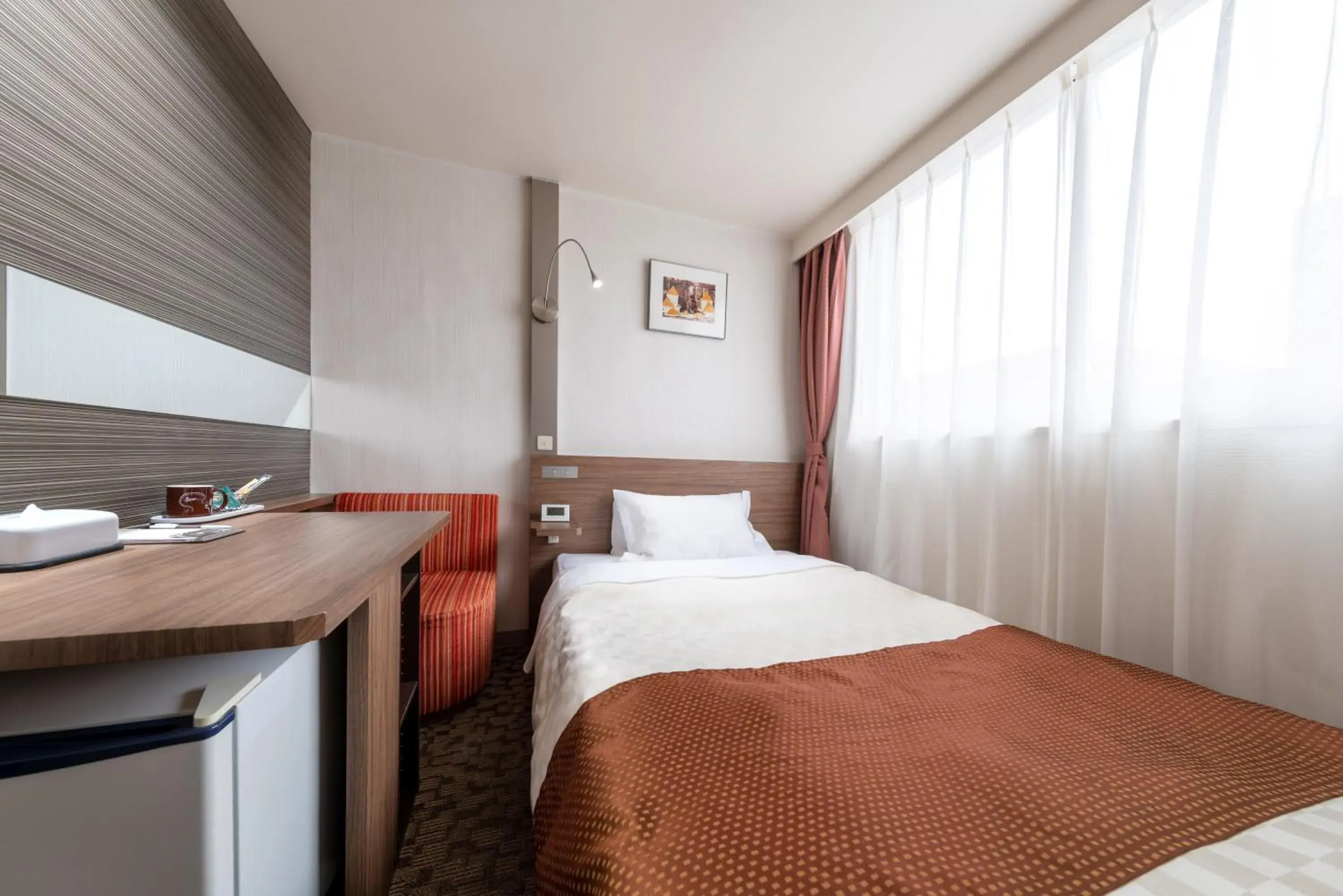 Economy Single Room in Hiroshima Intelligent Hotel Stadium Mae Economy Single Room in Hiroshima Intelligent Hotel Stadium Mae