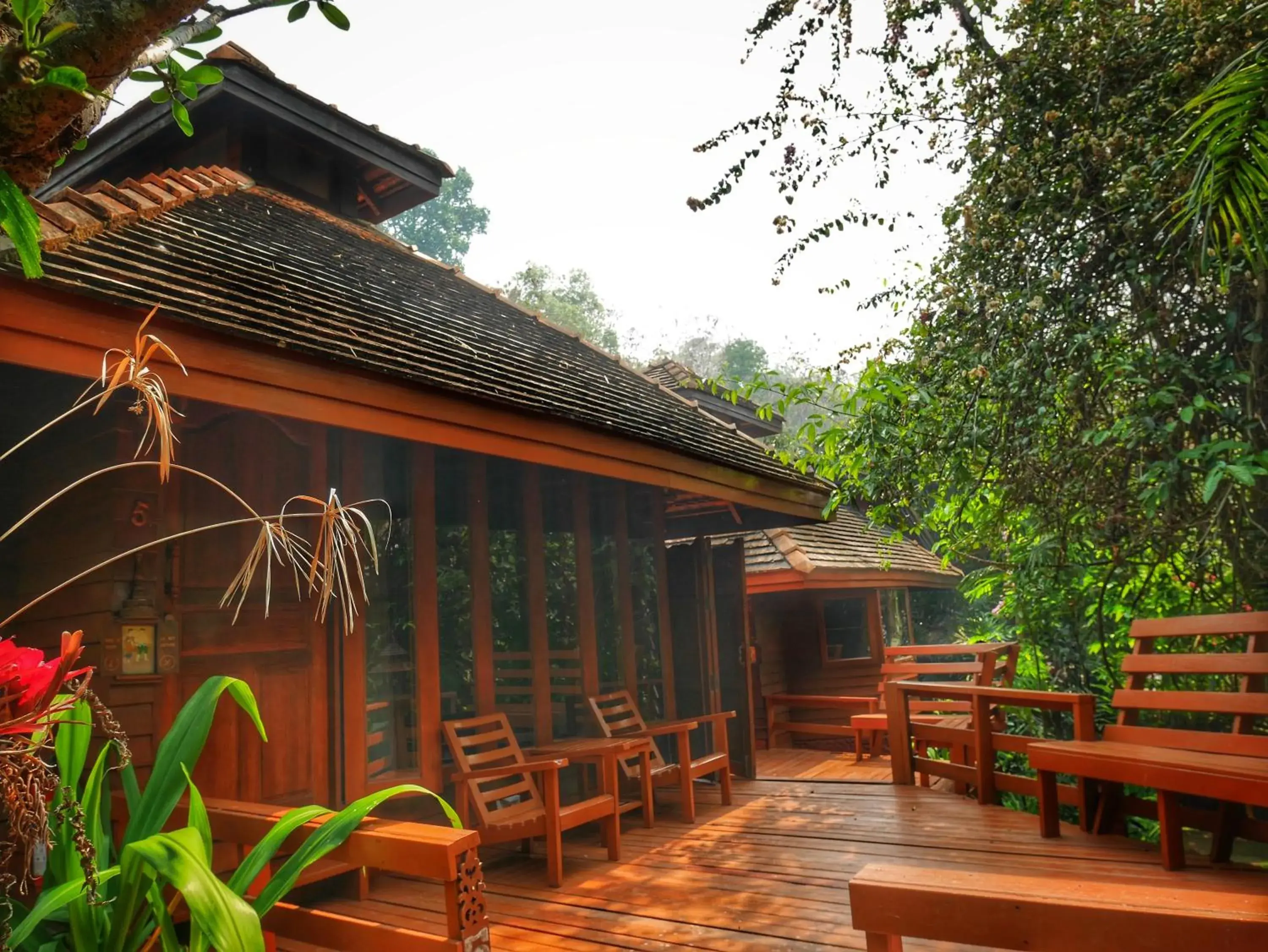 Twin Lanna Cottage in Sukantara Cascade Resort and Spa Twin Lanna Cottage in Sukantara Cascade Resort and Spa