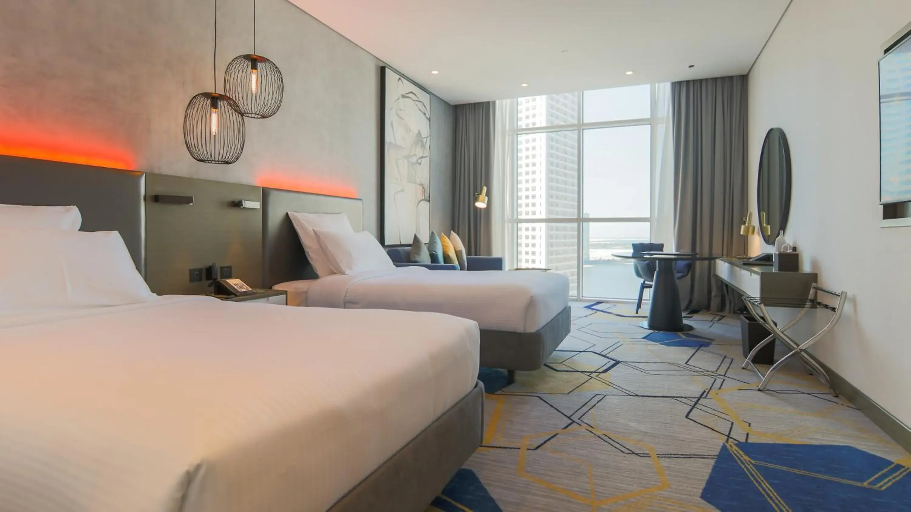 Superior Twin Room with City View in Pullman Sharjah Superior Twin Room with City View in Pullman Sharjah