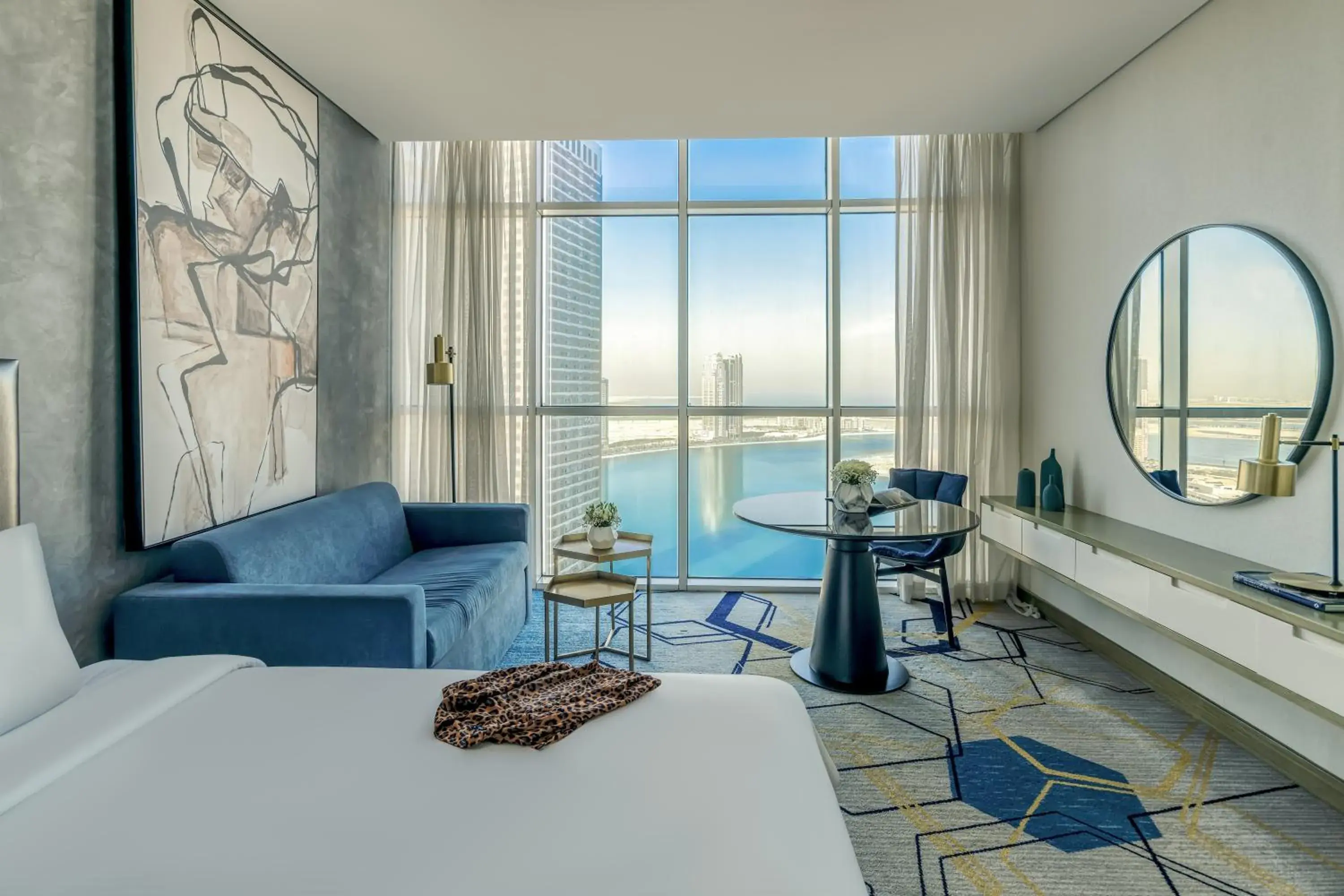 Deluxe Twin Room with Lagoon View in Pullman Sharjah Deluxe Twin Room with Lagoon View in Pullman Sharjah