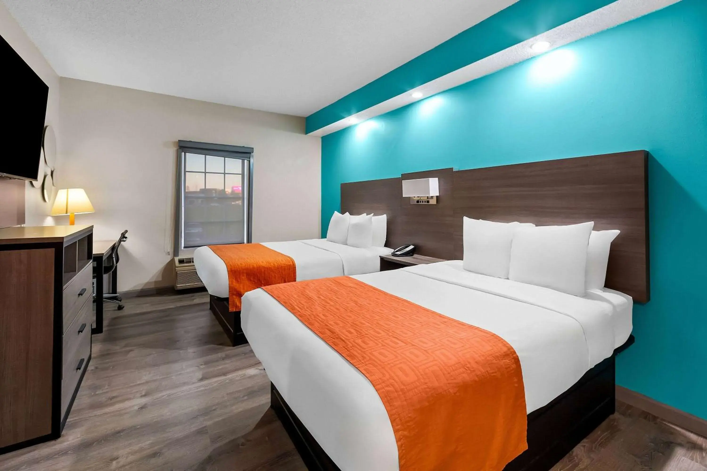 Double Room with Two Double Beds - Non-Smoking in Howard Johnson by Wyndham Jackson Double Room with Two Double Beds - Non-Smoking in Howard Johnson by Wyndham Jackson