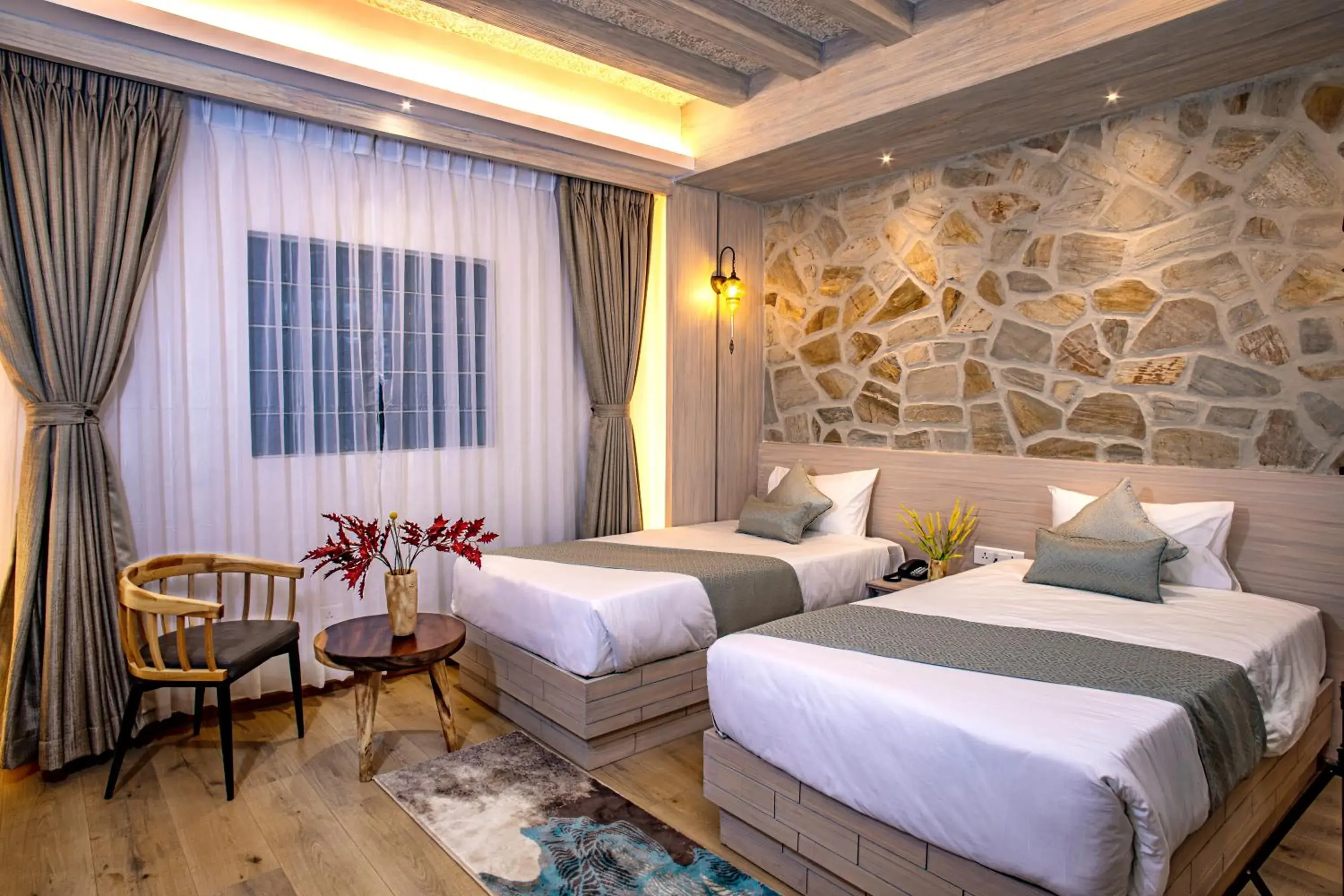Deluxe Double or Twin Room - 15% off on Food and Beverage and Sauna and Steam in Arushi Boutique Hotel Deluxe Double or Twin Room - 15% off on Food and Beverage and Sauna and Steam in Arushi Boutique Hotel