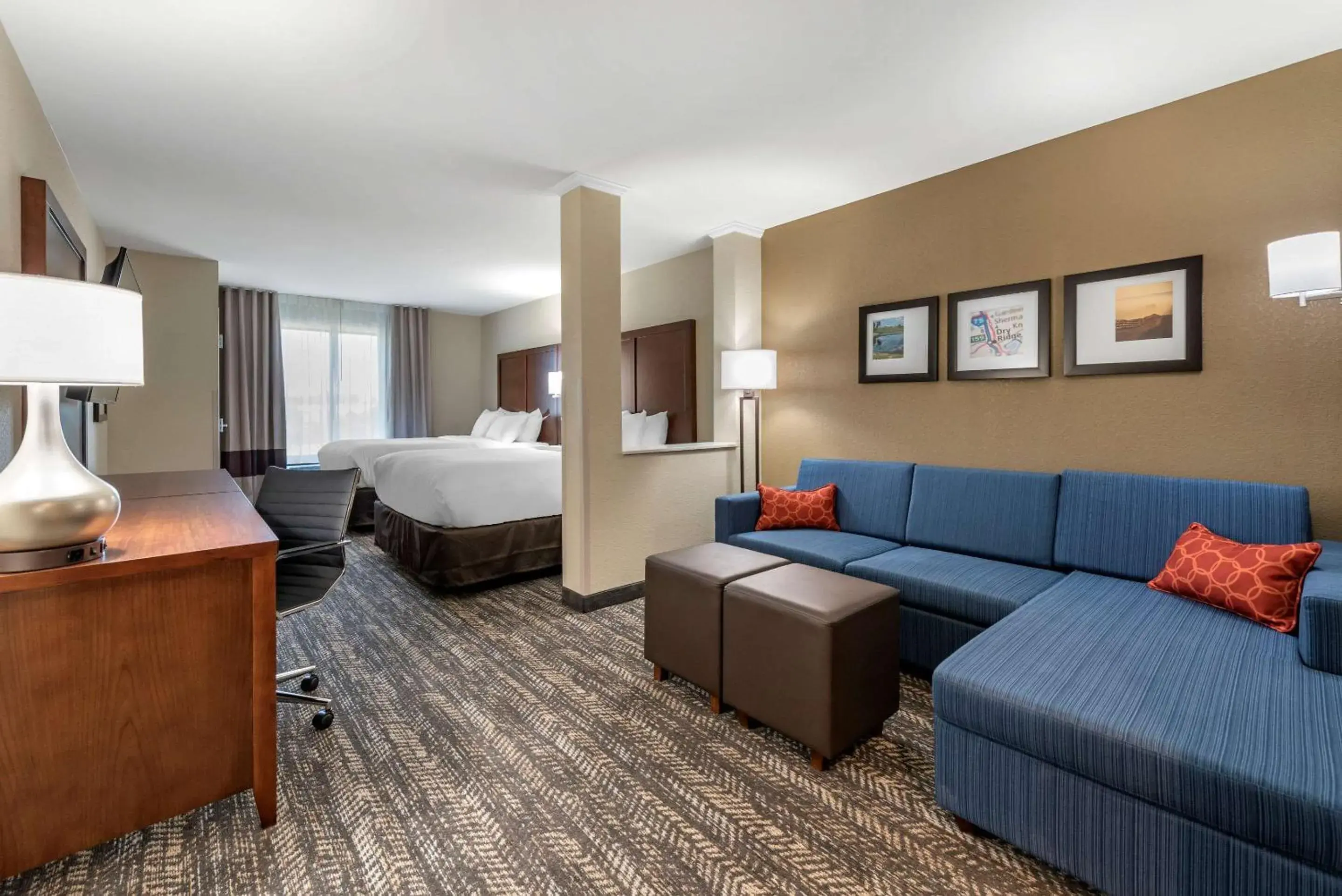 Suite with Two Queen Beds - Accessible/Non-Smoking in Comfort Suites Dry Ridge Suite with Two Queen Beds - Accessible/Non-Smoking in Comfort Suites Dry Ridge