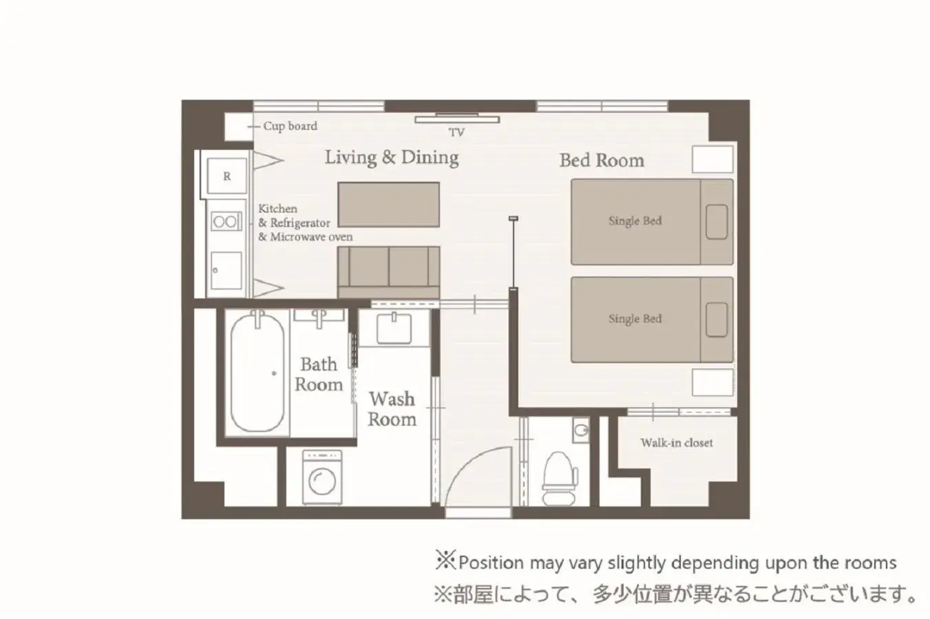 Deluxe Twin Room in LUXCARE HOTEL Deluxe Twin Room in LUXCARE HOTEL