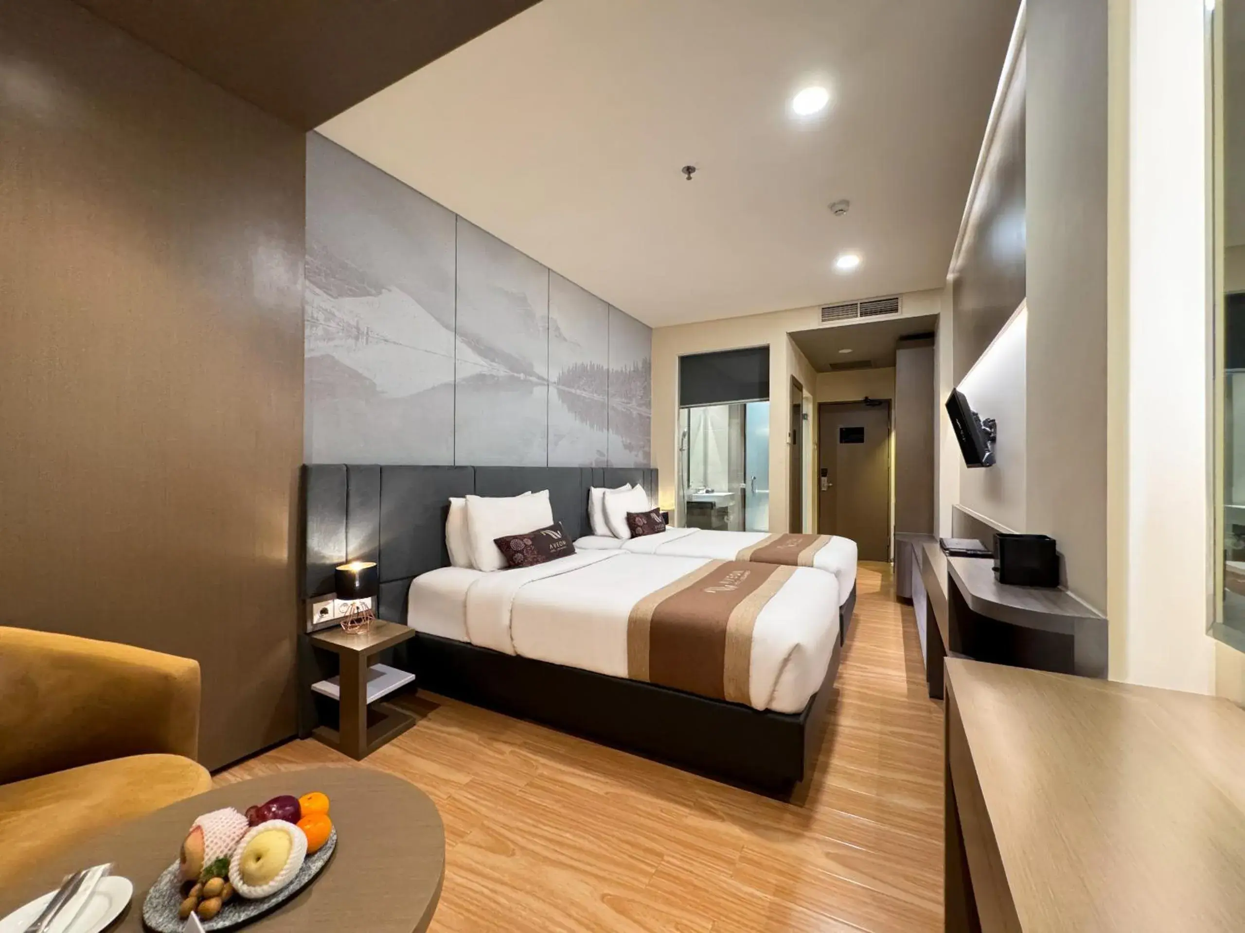 Deluxe Double or Twin Room in Aveon Hotel Yogyakarta by Daphna Management Deluxe Double or Twin Room in Aveon Hotel Yogyakarta by Daphna Management
